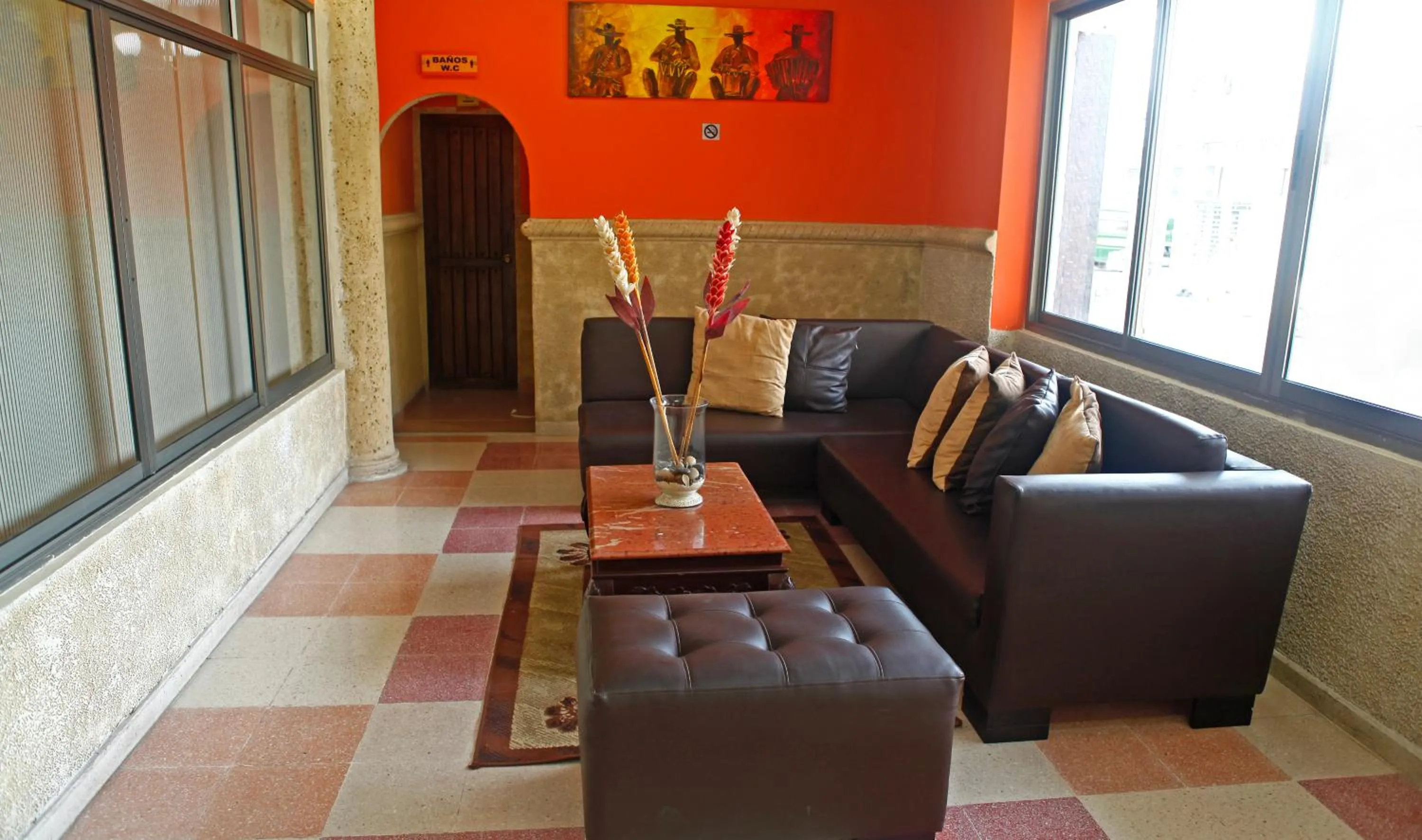 Living room in Hotel Rivera Del Mar