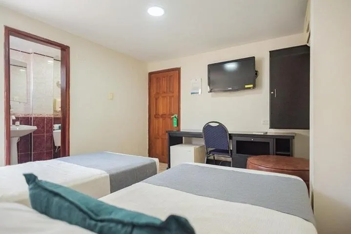 Bed in Hotel Rivera Del Mar