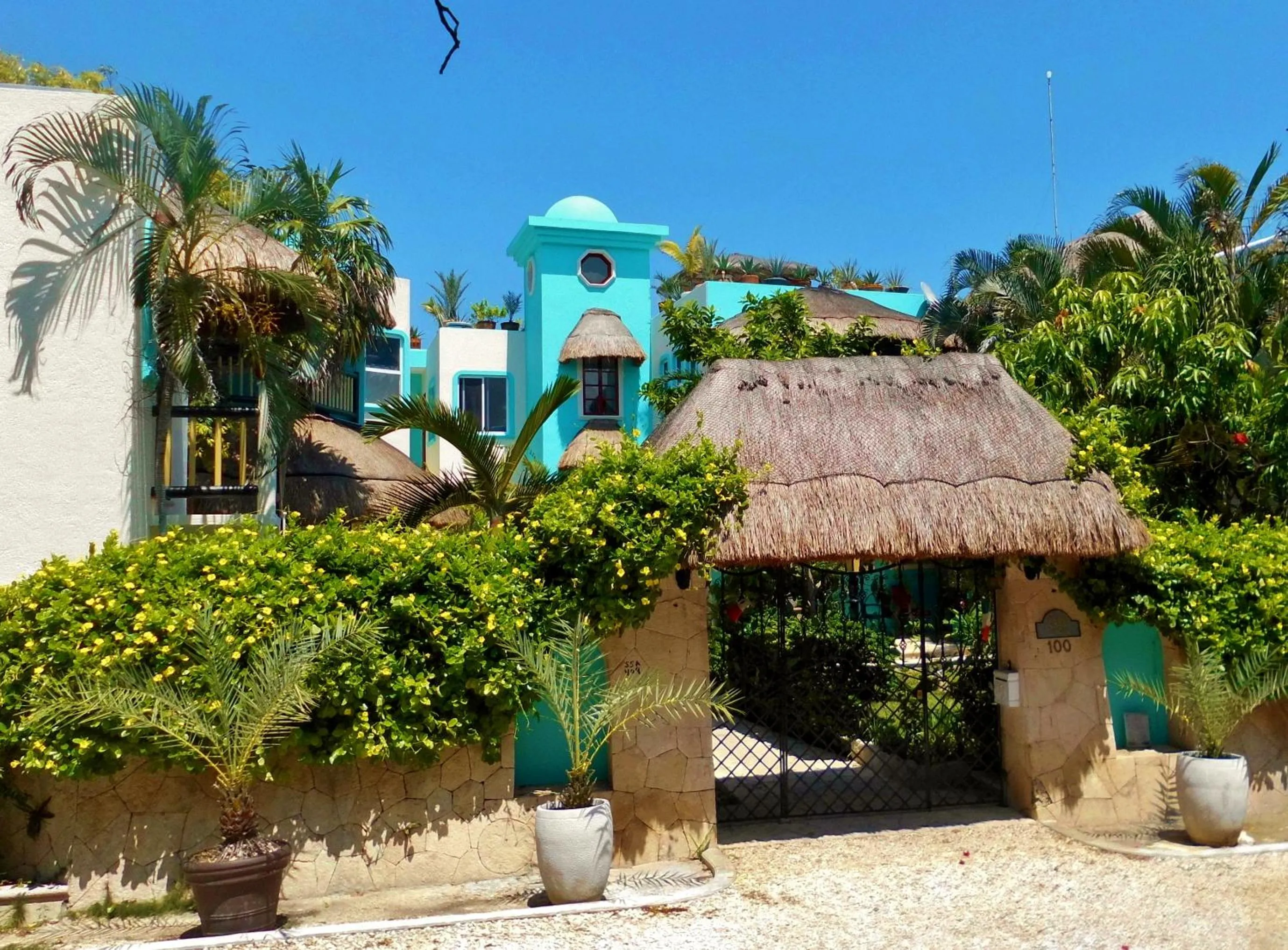 Facade/entrance in Casa Gatos Suites