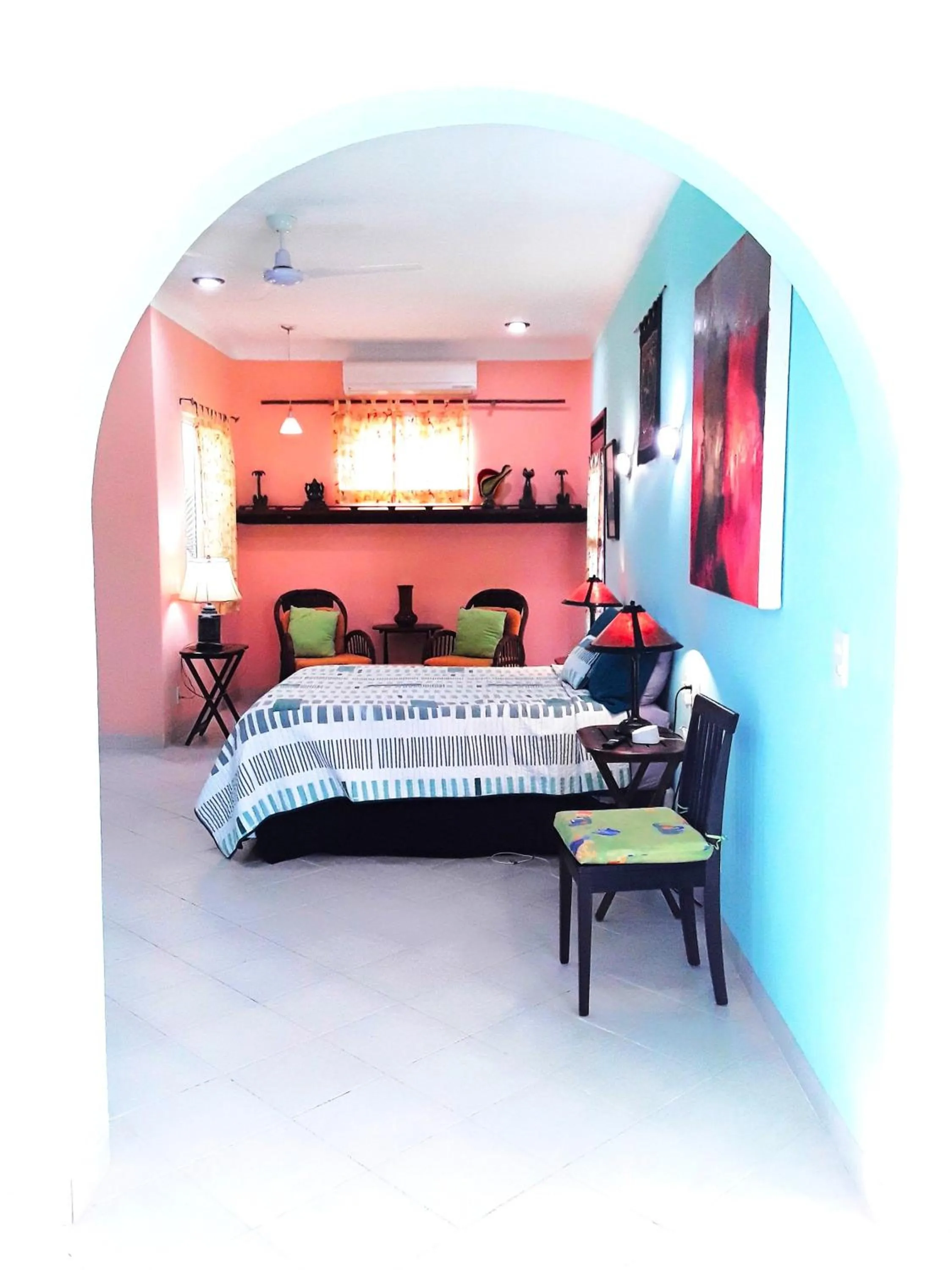 Bedroom in Casa Gatos Suites