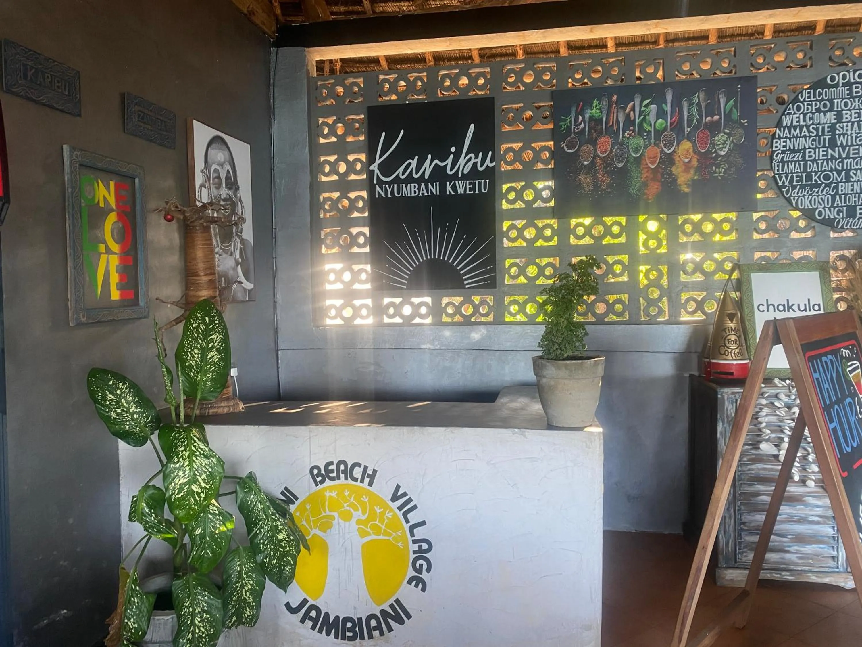 Lobby or reception in Mbuyuni Beach Village