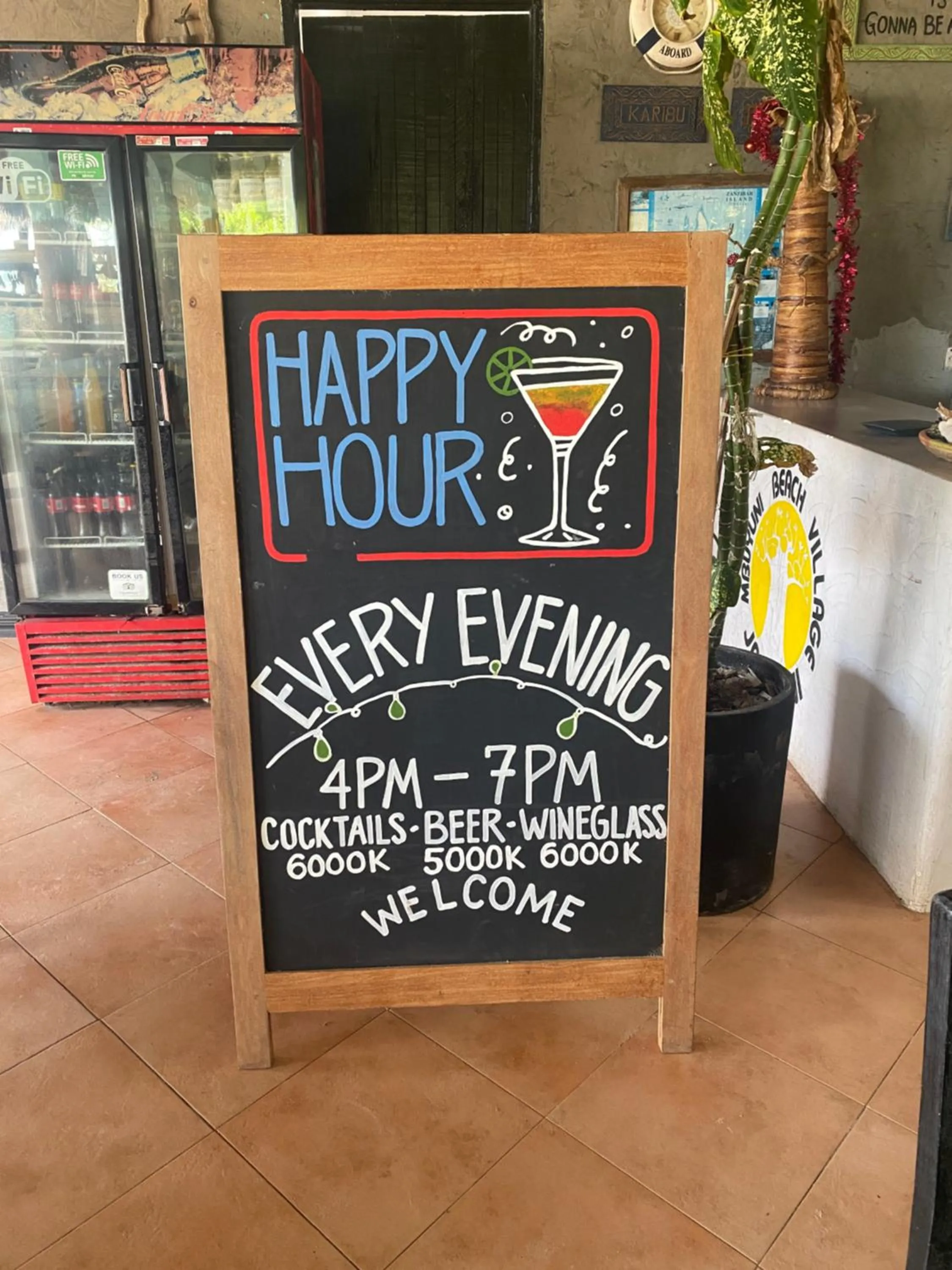 Restaurant/places to eat in Mbuyuni Beach Village