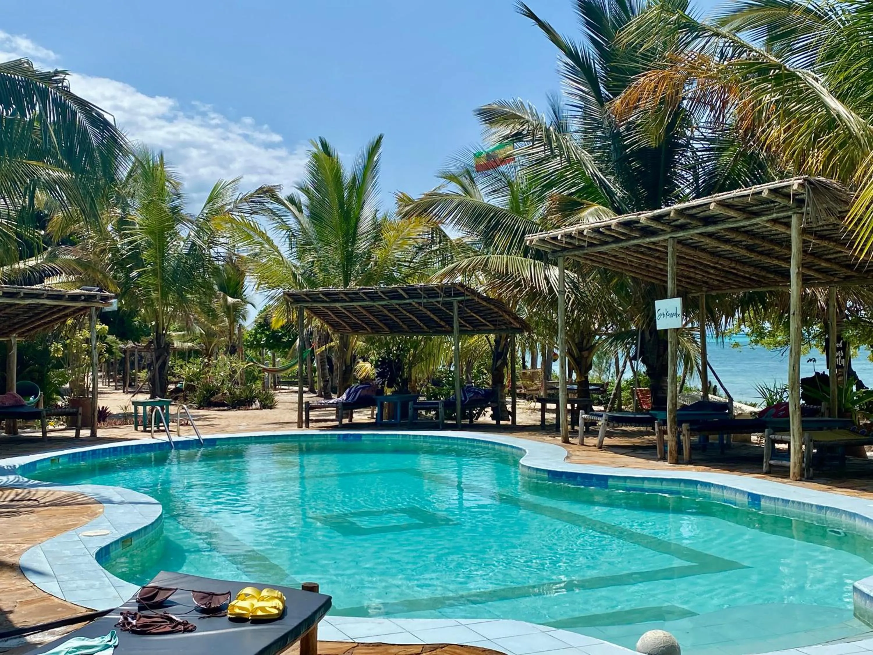 Pool view in Mbuyuni Beach Village