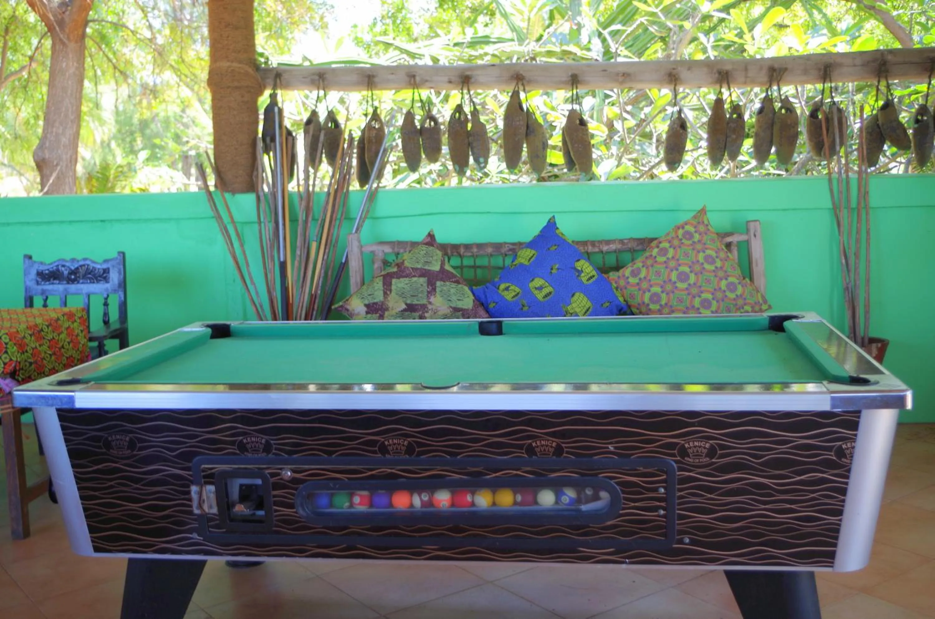 Living room in Mbuyuni Beach Village