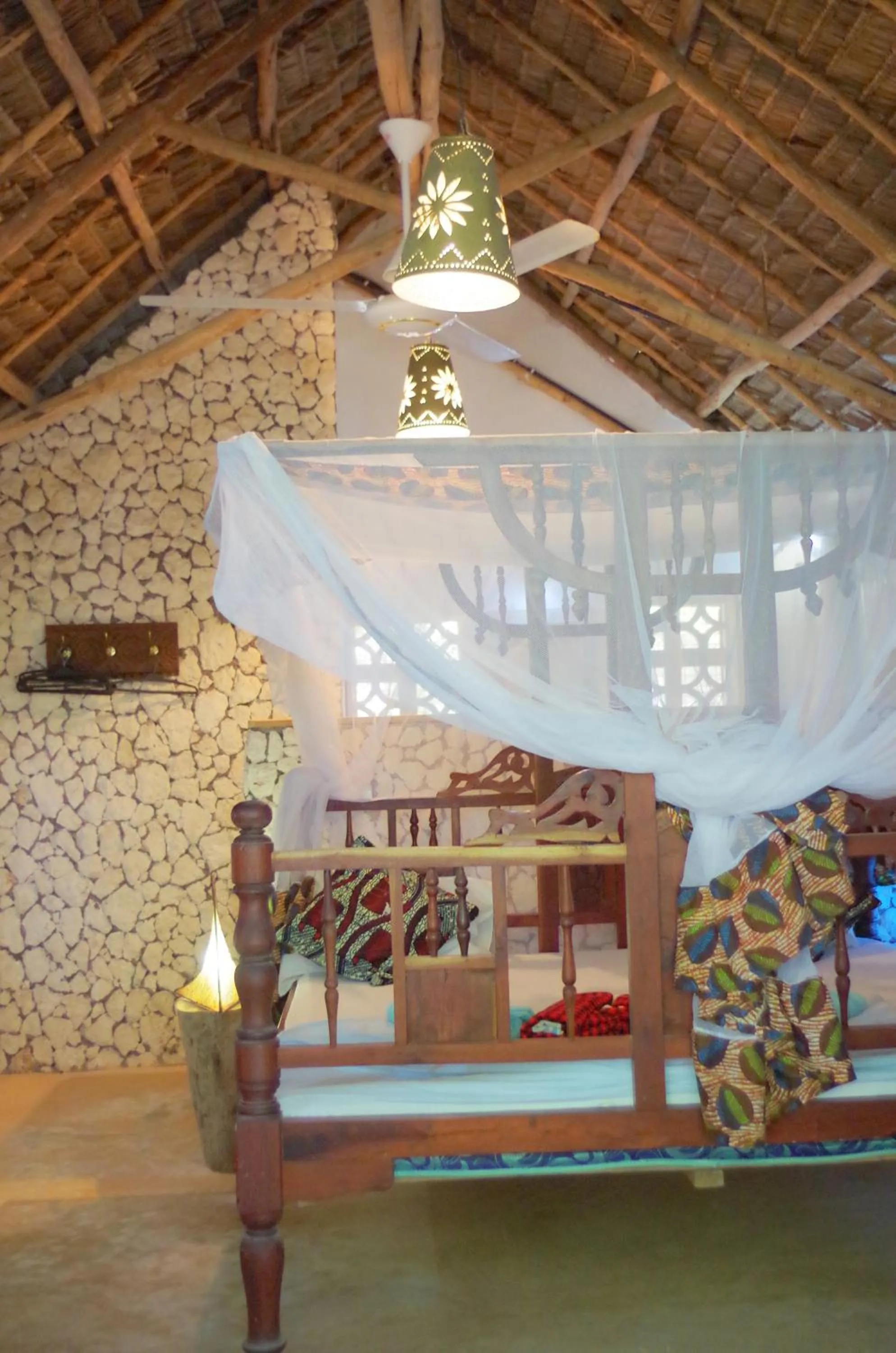 Bed in Mbuyuni Beach Village