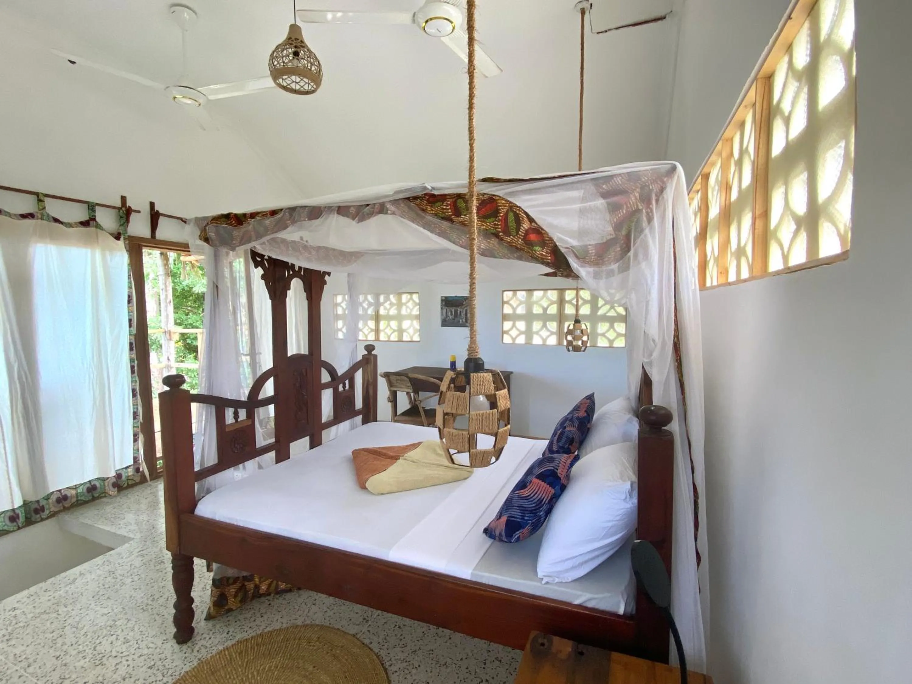 Bed in Mbuyuni Beach Village