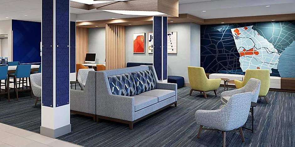 Lobby or reception in Holiday Inn Express & Suites Charlottesville by IHG