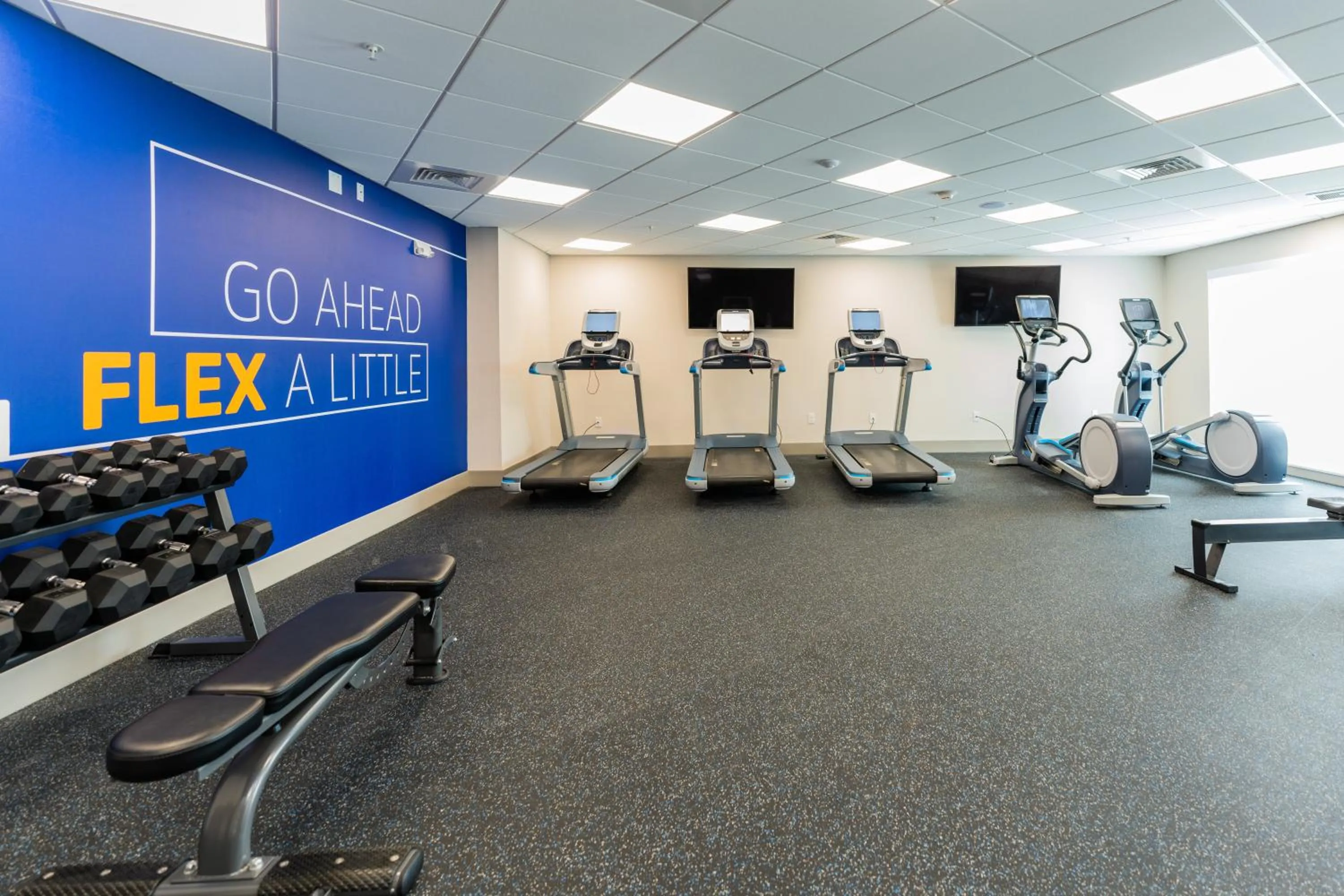 Fitness centre/facilities in Holiday Inn Express & Suites Charlottesville by IHG