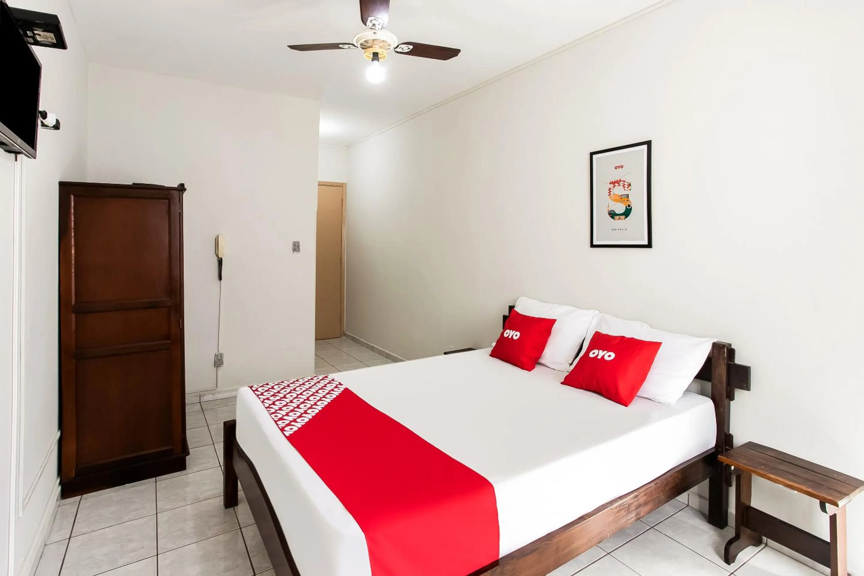 Bedroom in OYO Hotel Nobrega Aeroporto de Congonhas, São Paulo