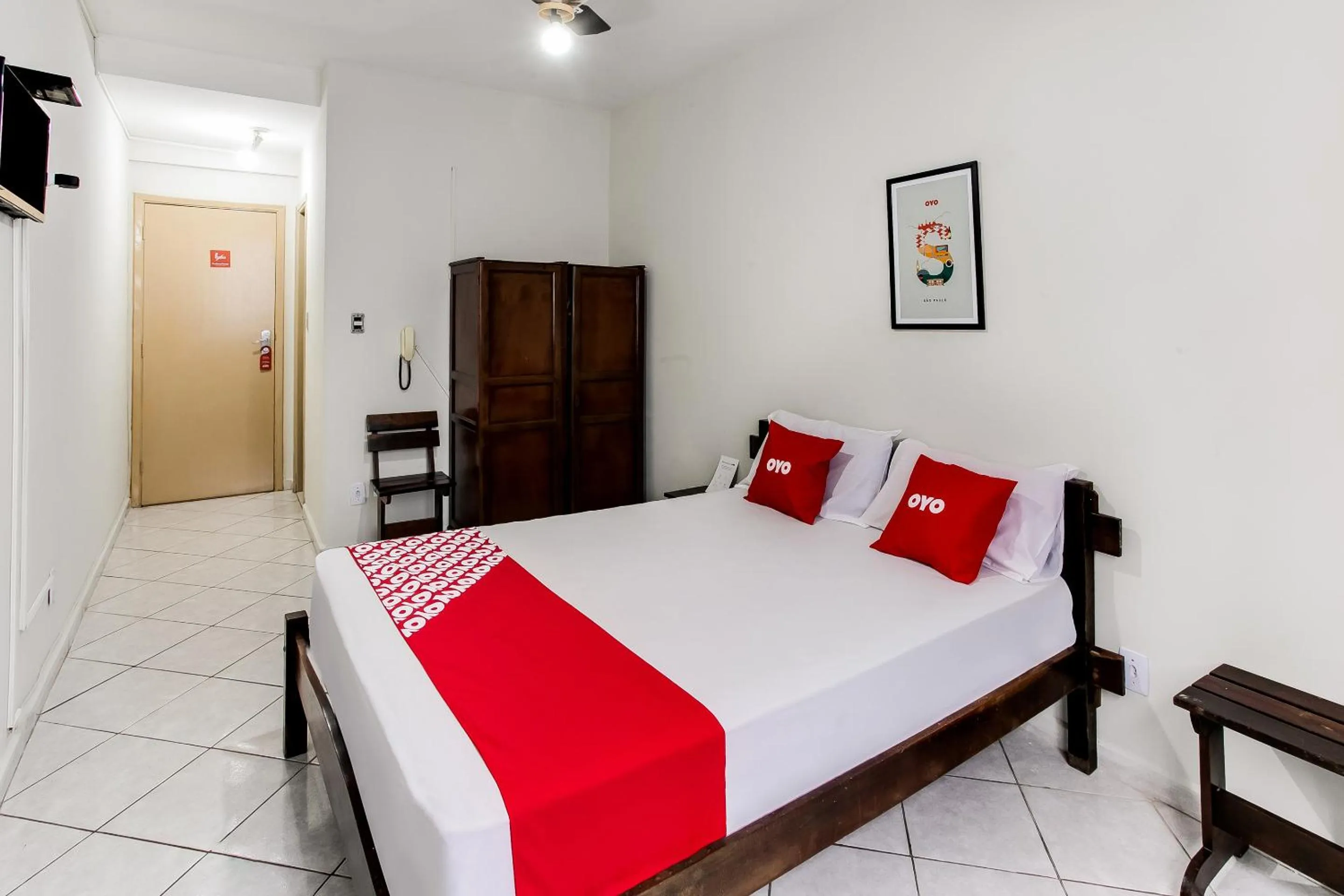 Bedroom in OYO Hotel Nobrega Aeroporto de Congonhas, São Paulo