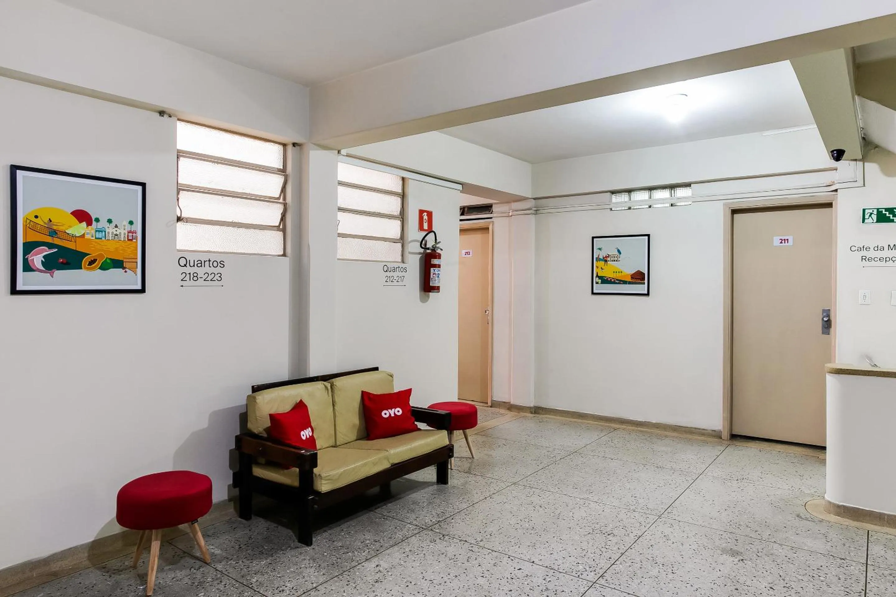 Lobby or reception in OYO Hotel Nobrega Aeroporto de Congonhas, São Paulo