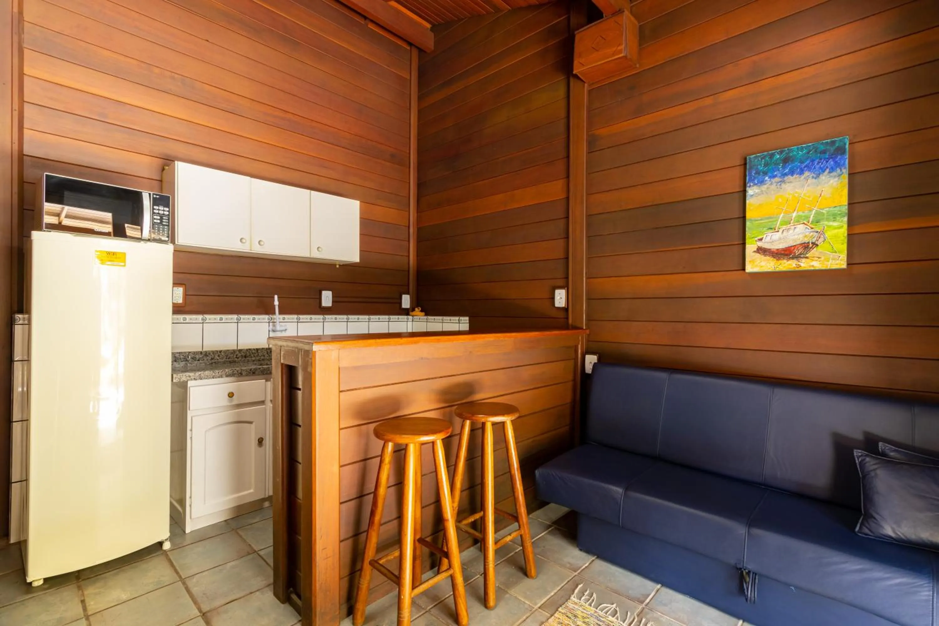 Kitchen or kitchenette in Pousada Don Pablo