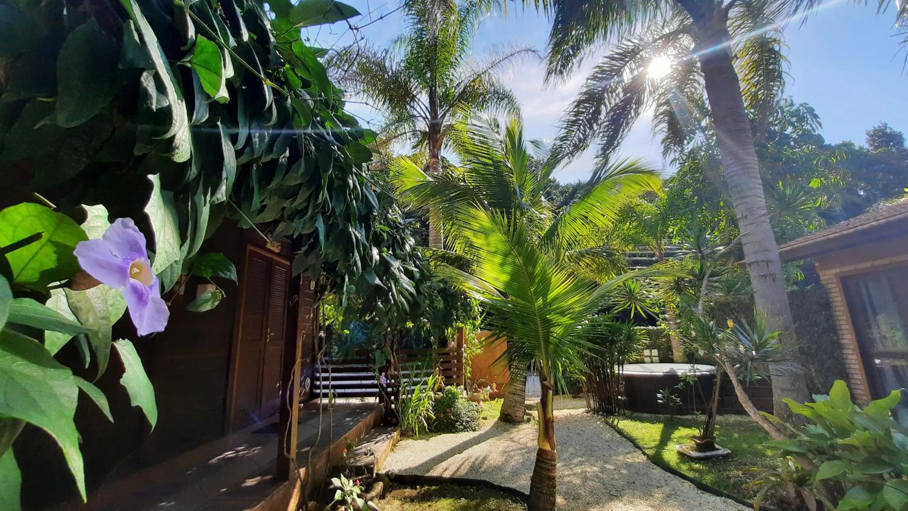 Garden in Pousada Don Pablo