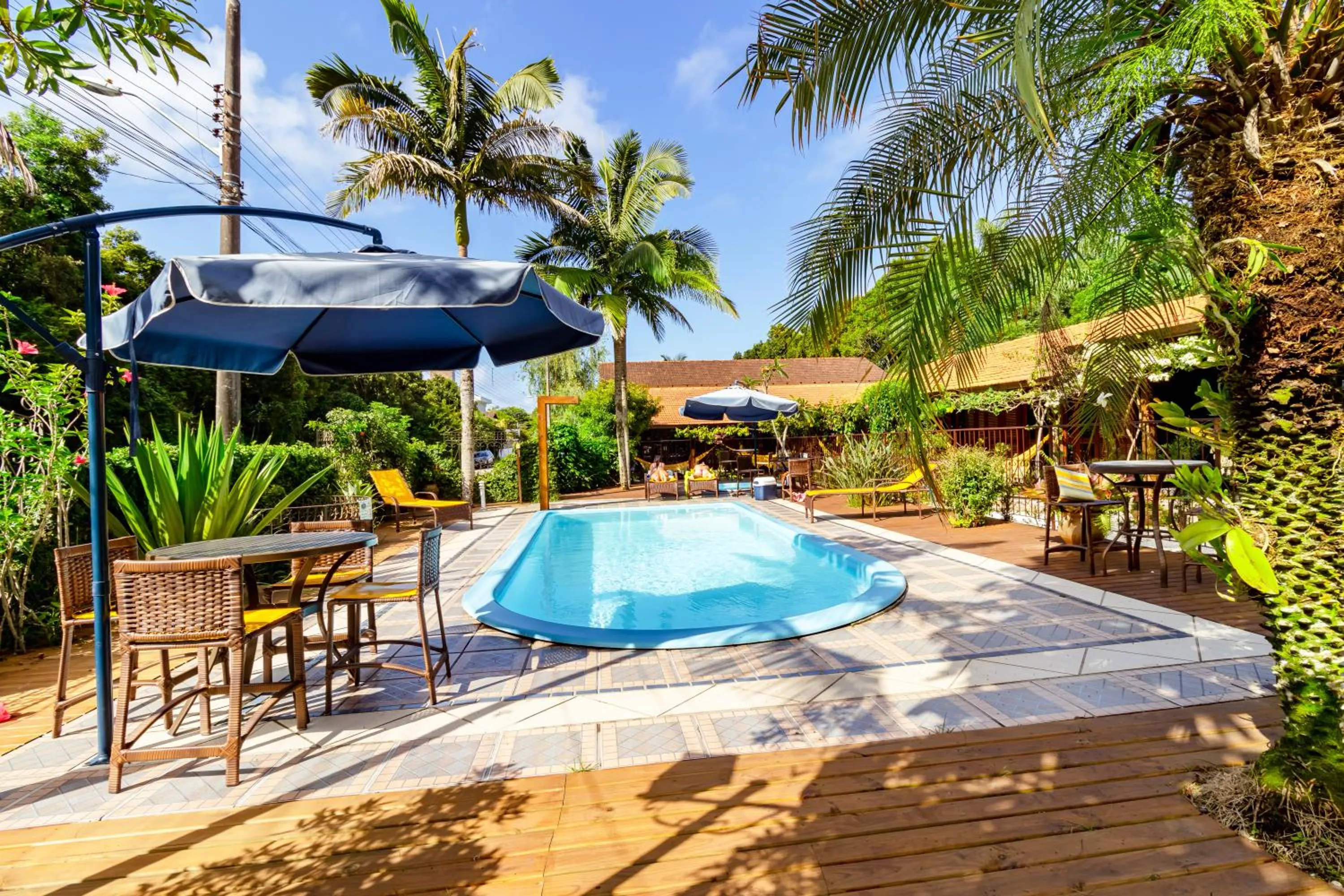 Garden in Pousada Don Pablo