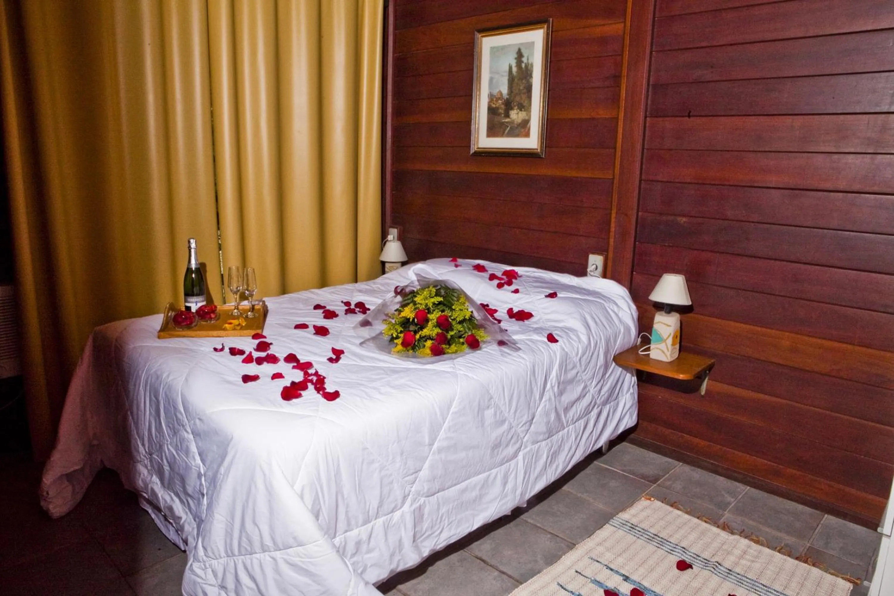 Decorative detail, Bed in Pousada Don Pablo