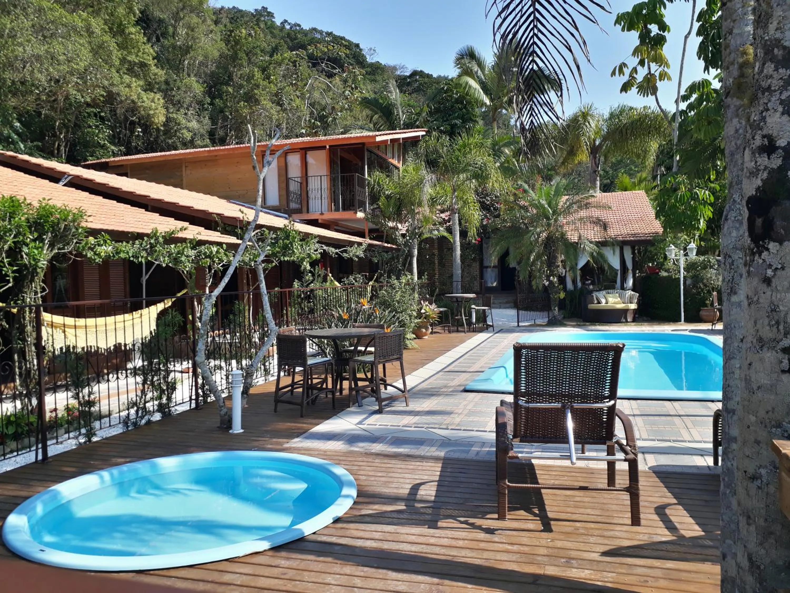 Garden in Pousada Don Pablo