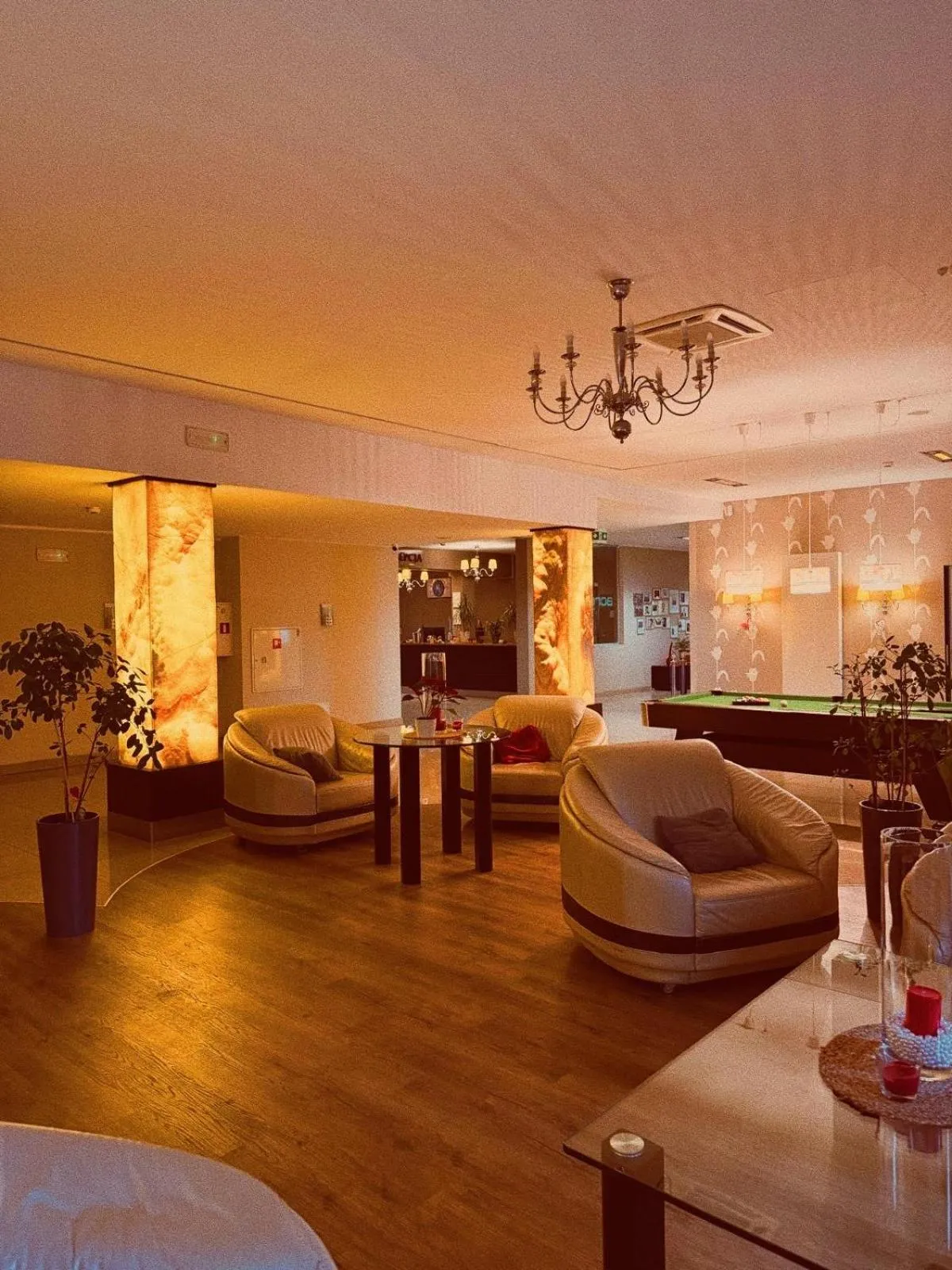 Lobby or reception in Hotel Borowiecki