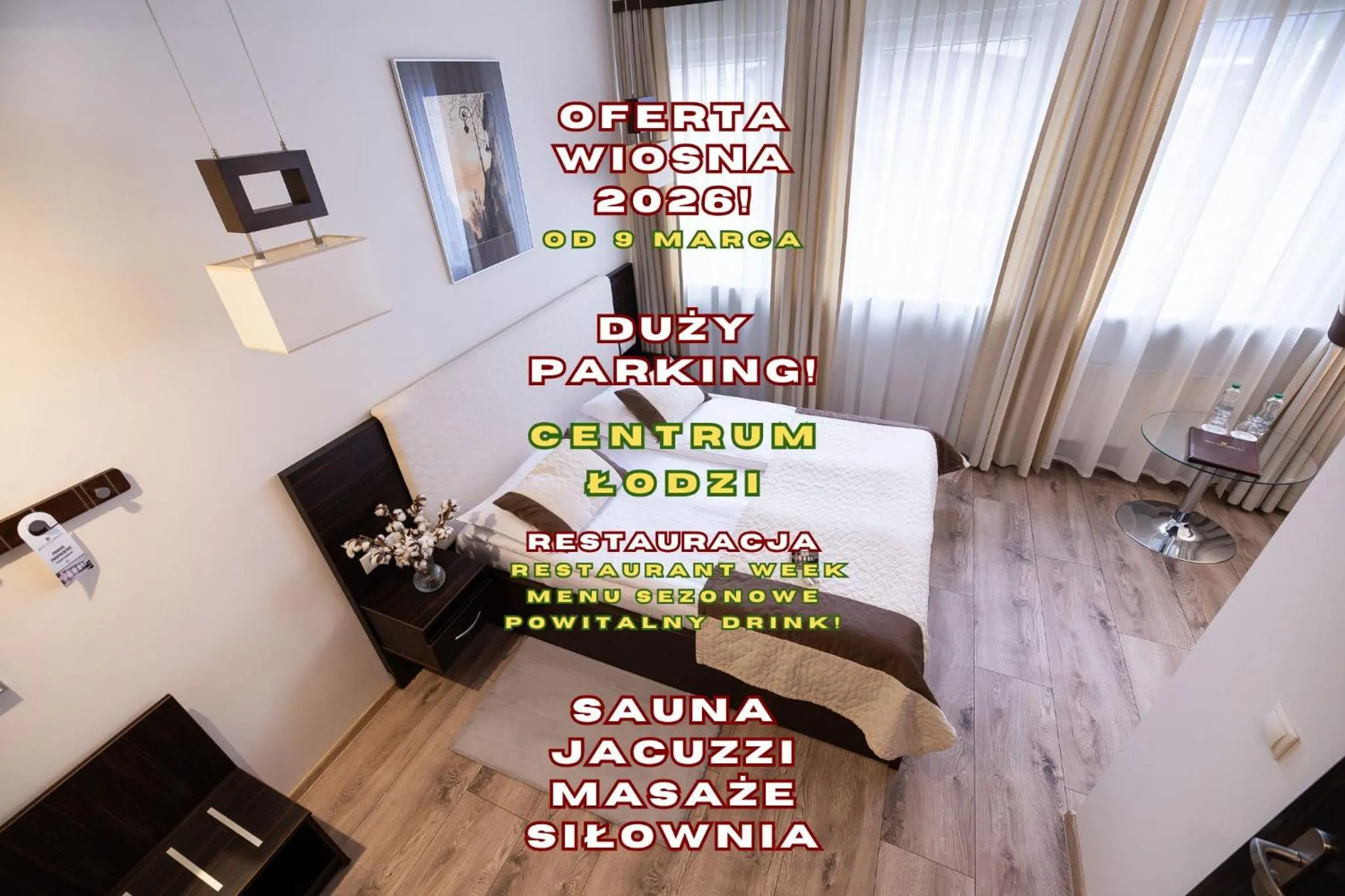 Bed in Hotel Borowiecki