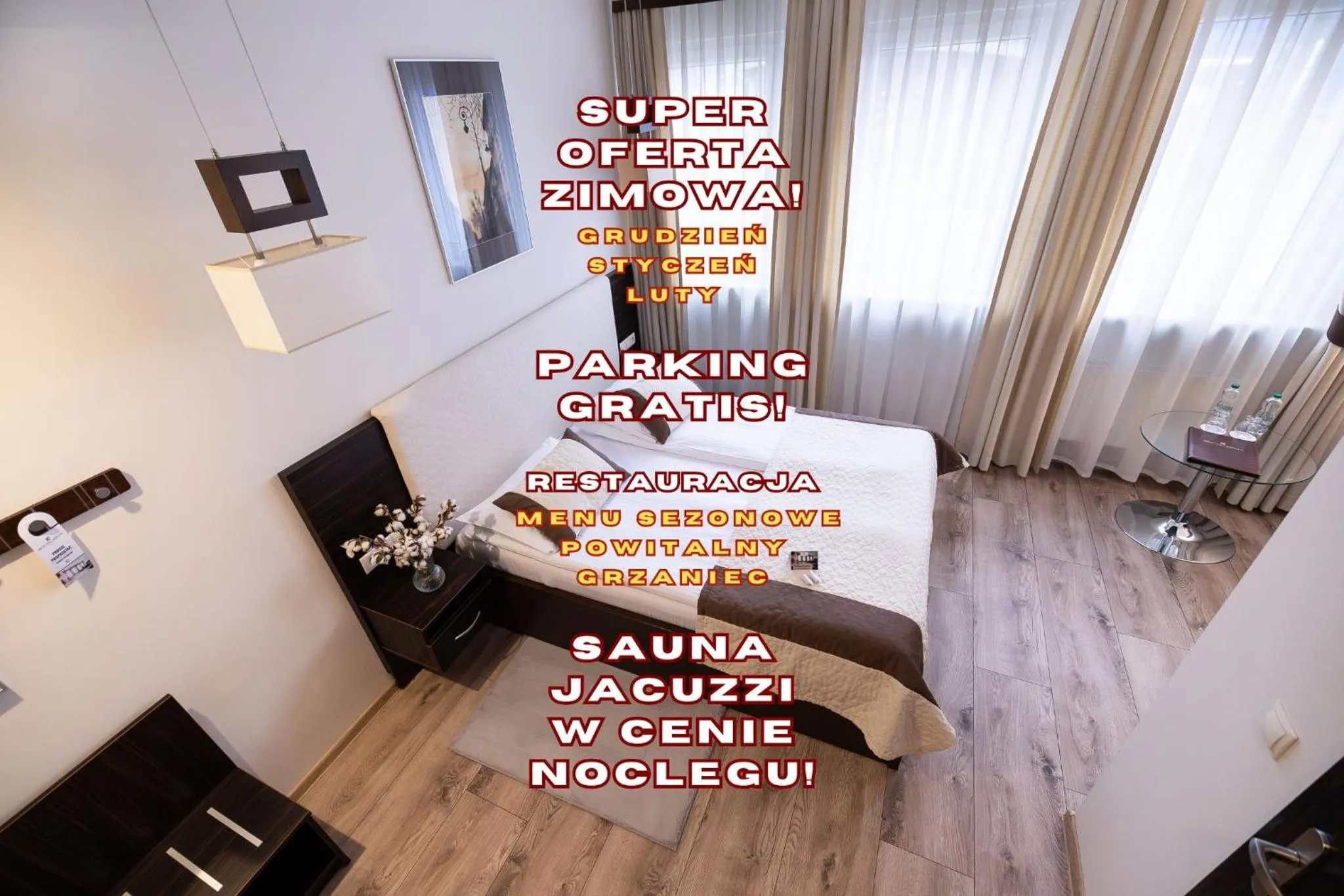 Bed in Hotel Borowiecki