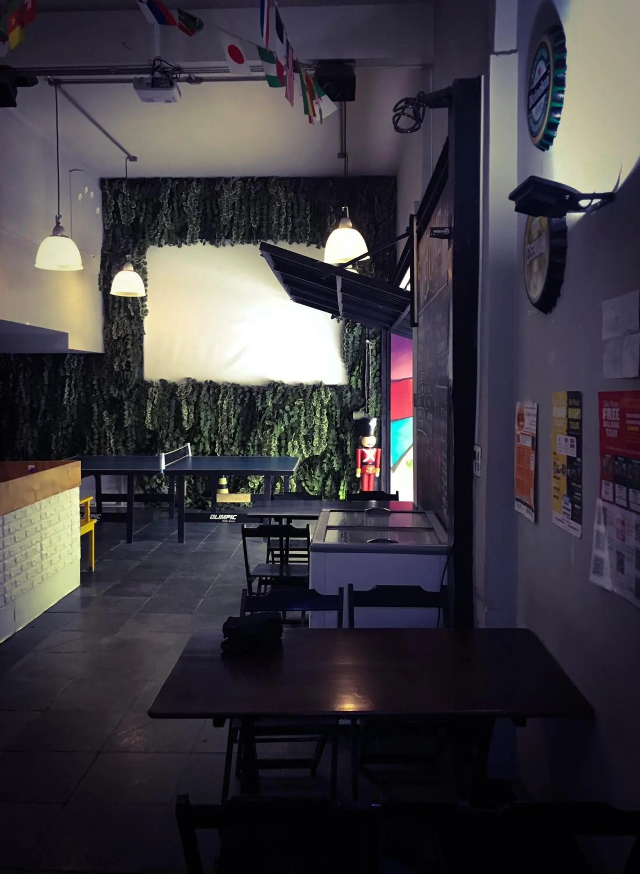 Table tennis in Viva Hostel Design