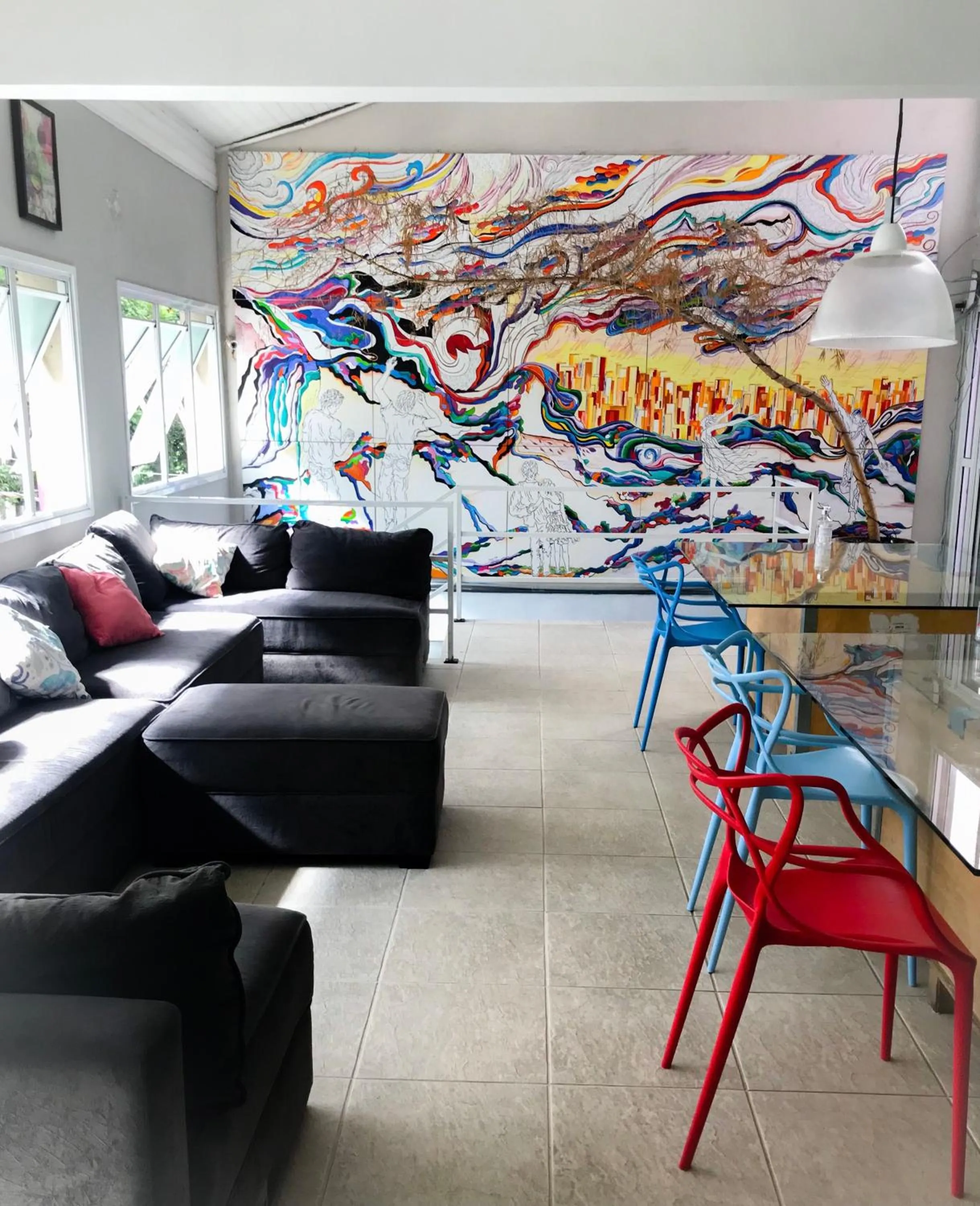 Living room in Viva Hostel Design