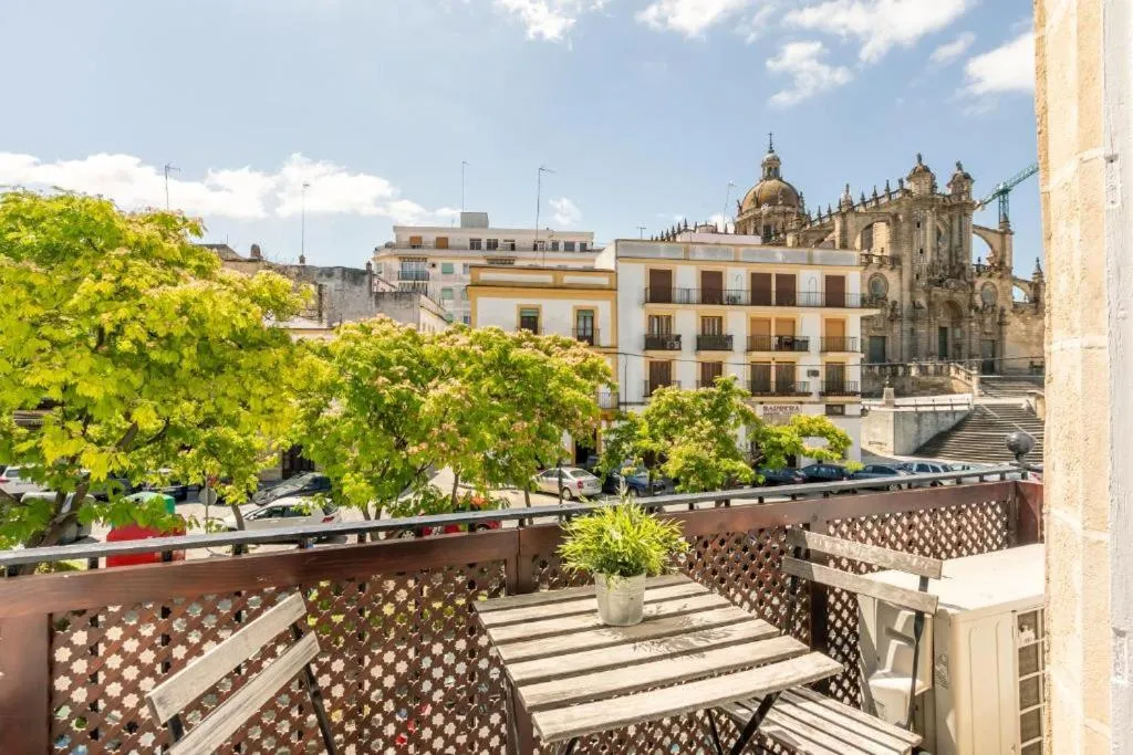 Balcony/Terrace in Catedral Suites Jerez