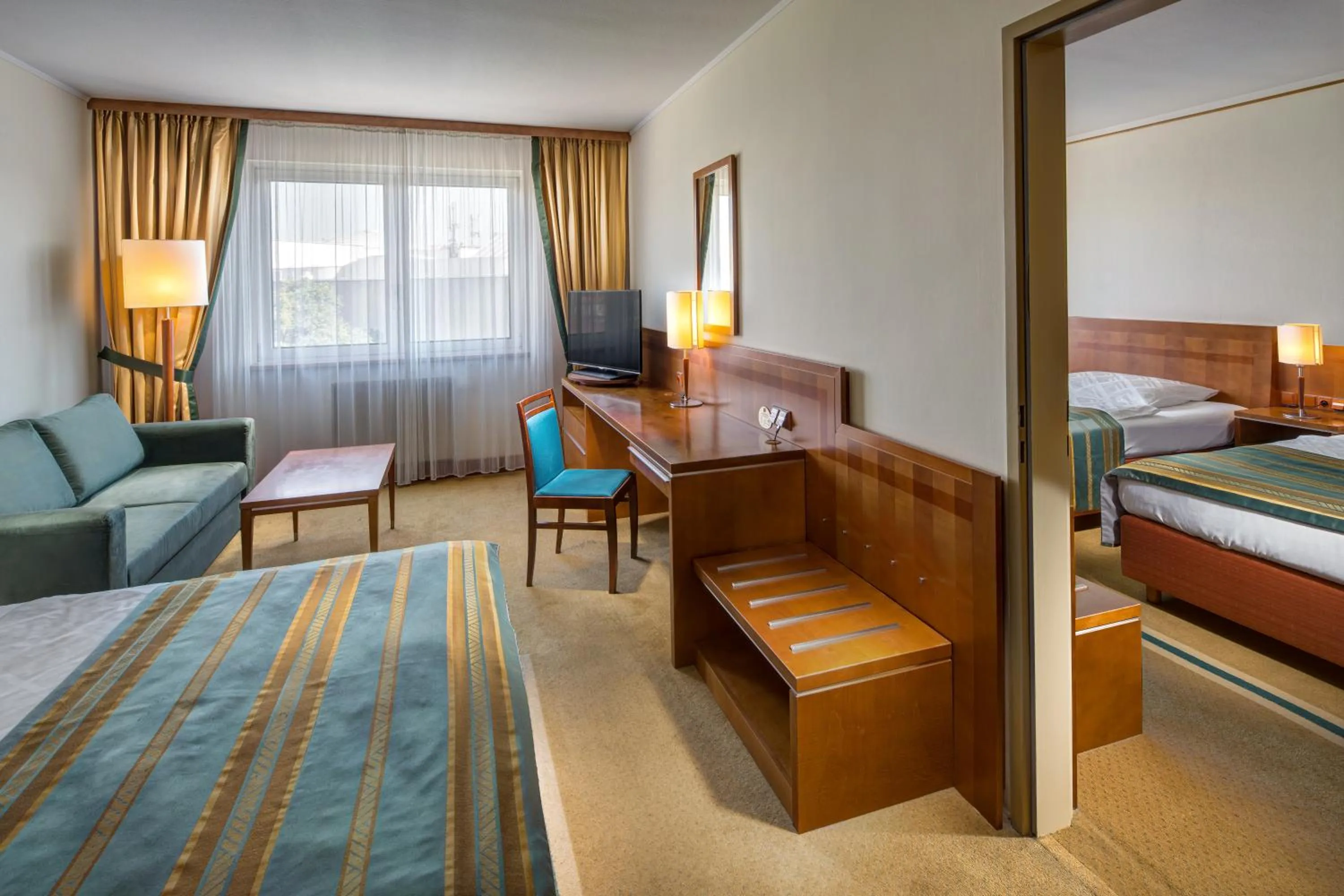 Bed in Quality Hotel Brno Exhibition Centre