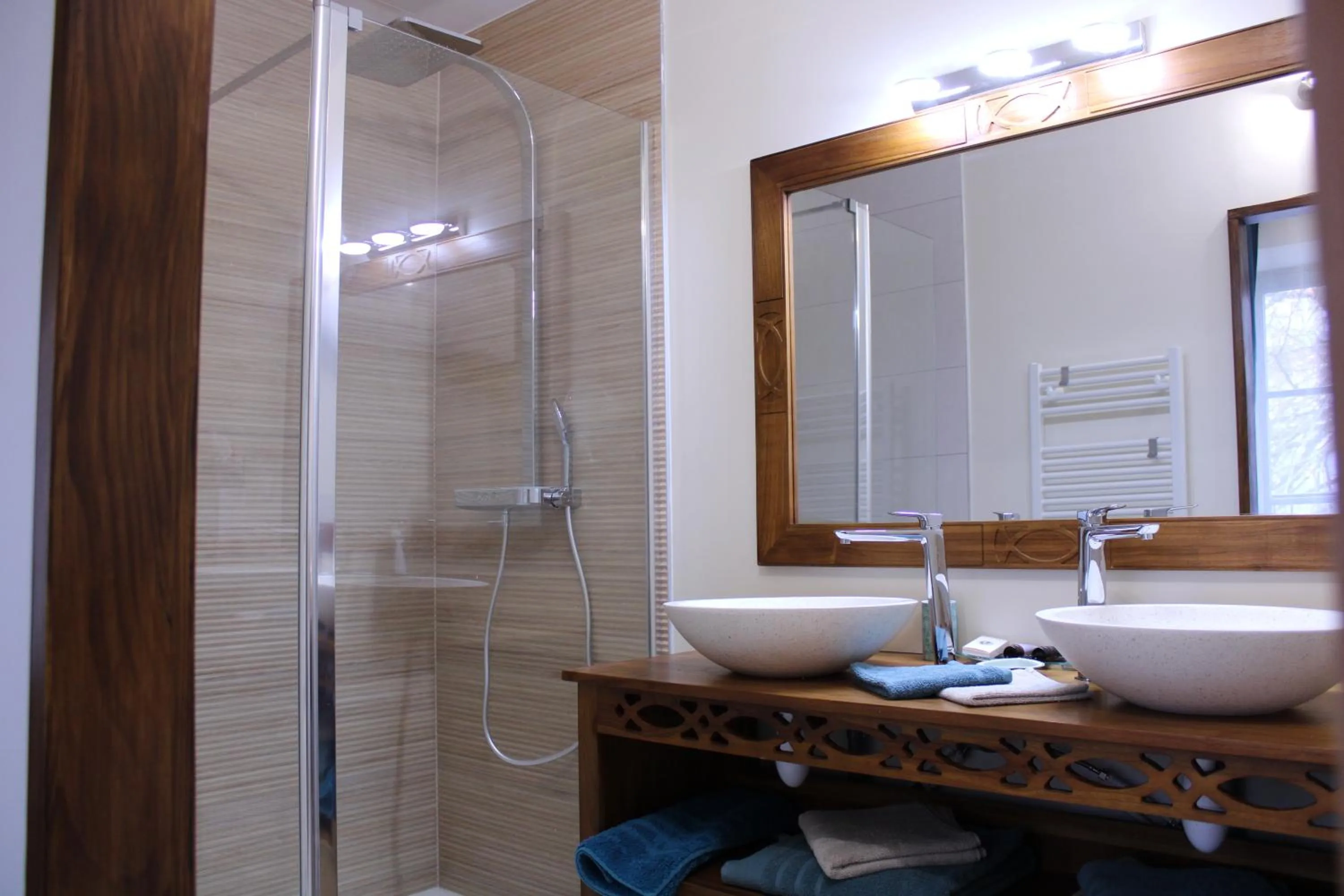 Shower in Chambre d'hôtes "Au bord de Loire"