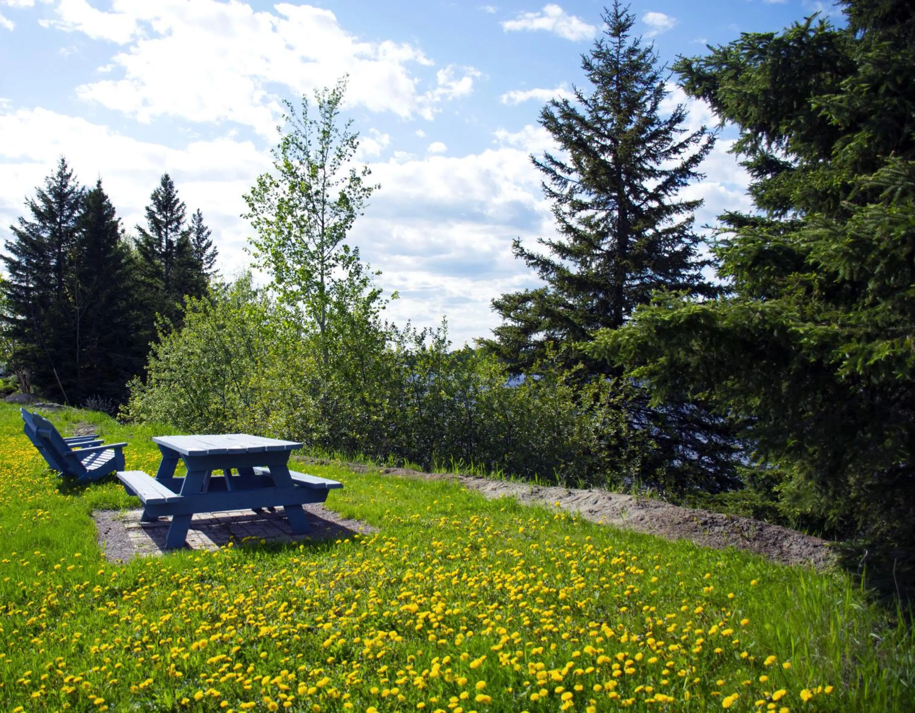 Seating area in Motel Moreau