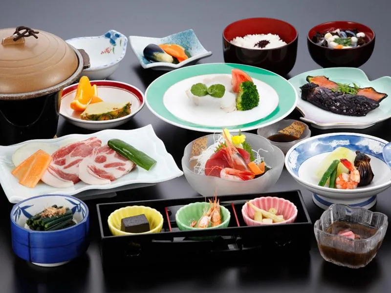 Food close-up in Ashinomaki Prince Hotel