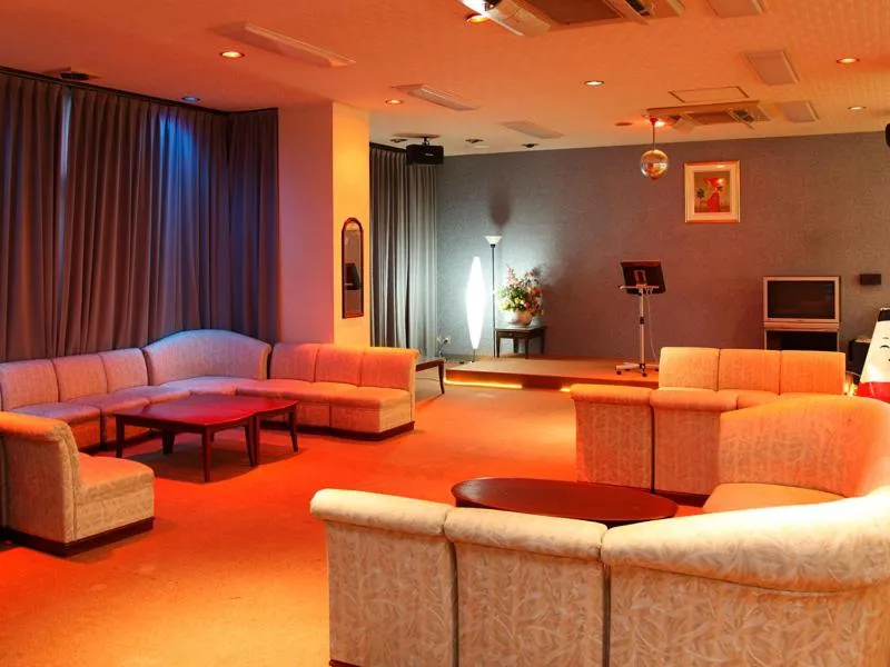 Lounge or bar in Ashinomaki Prince Hotel