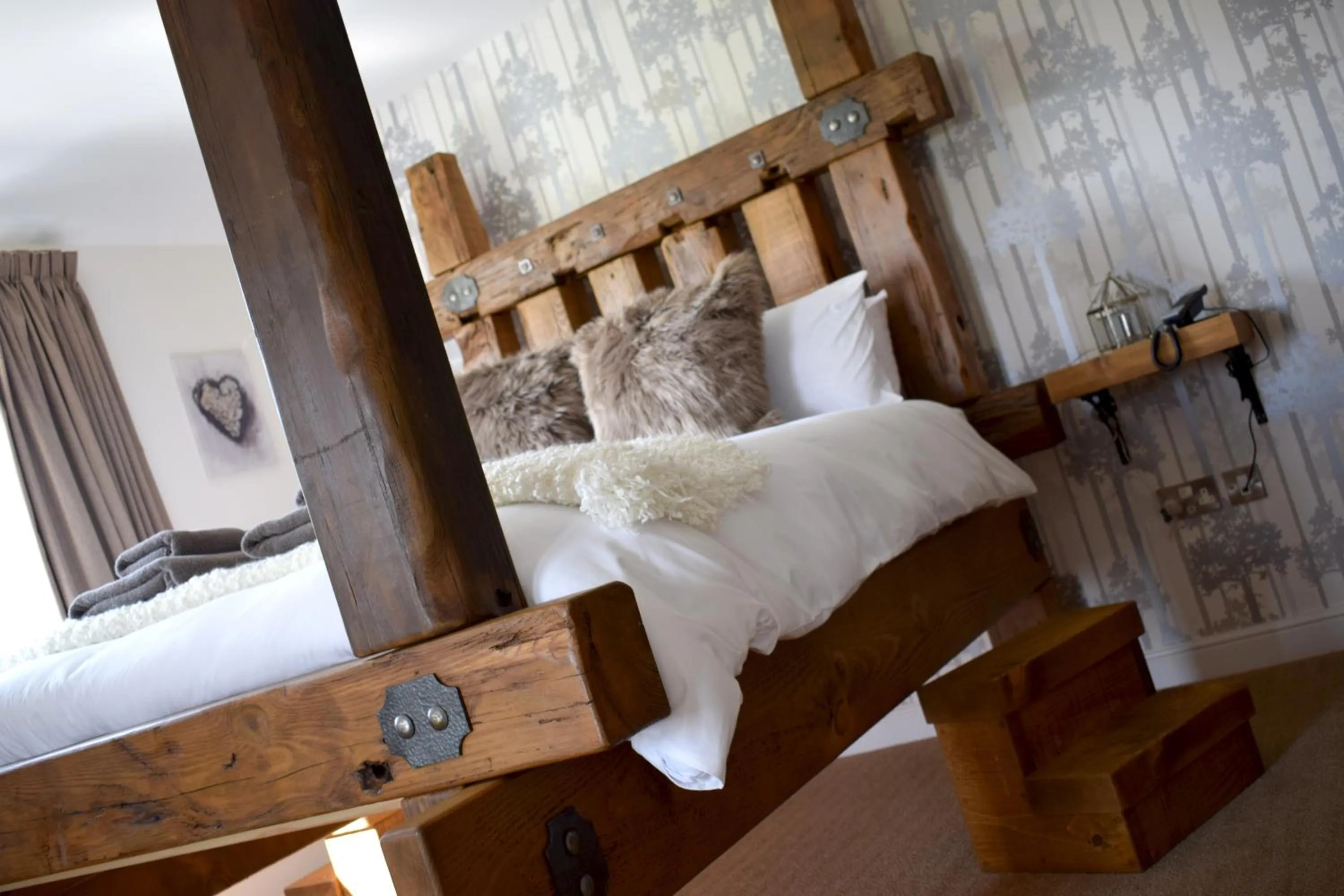 Bed in The White Hart Inn
