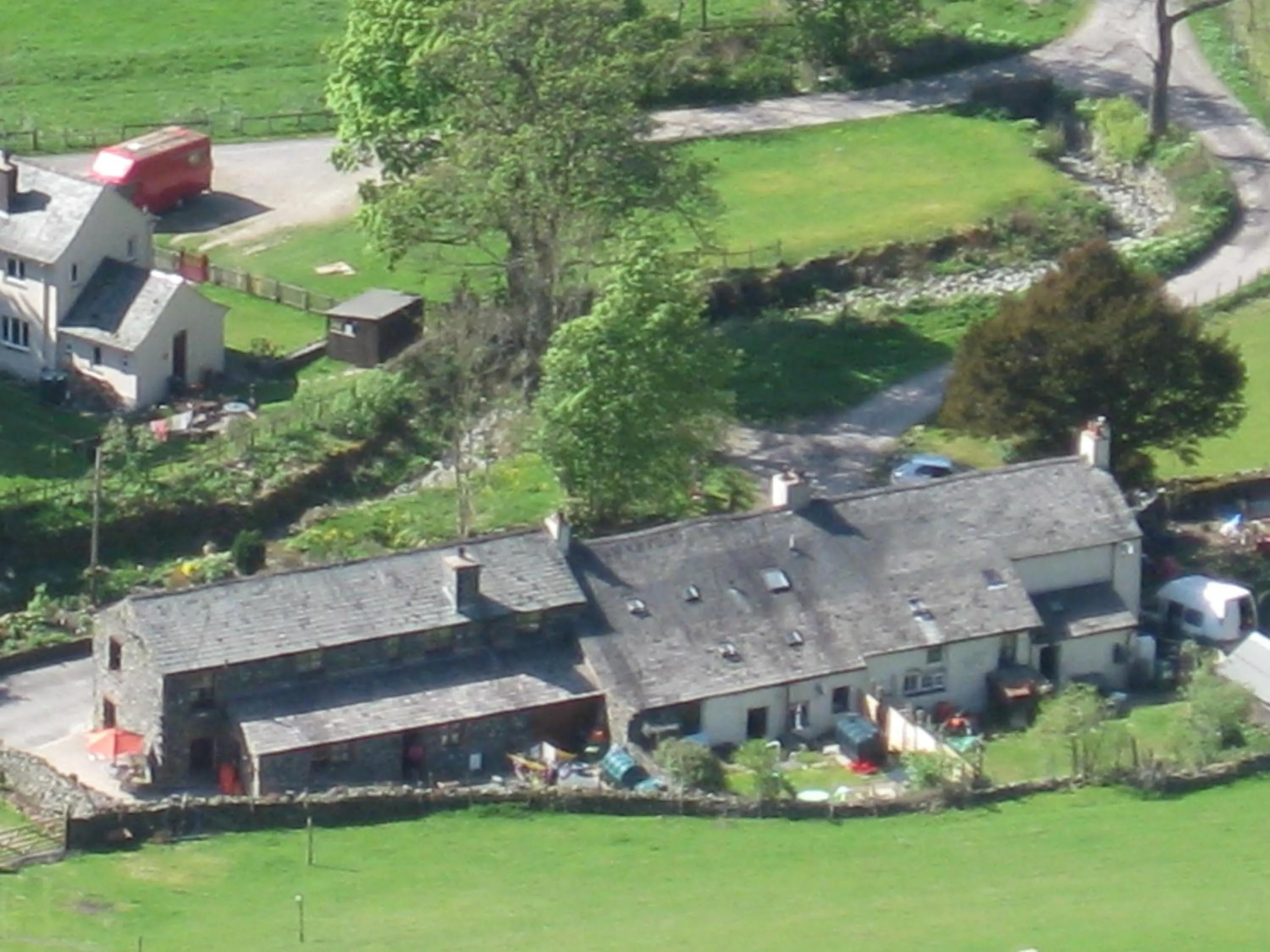 Bird's eye view in Barn-Gill House