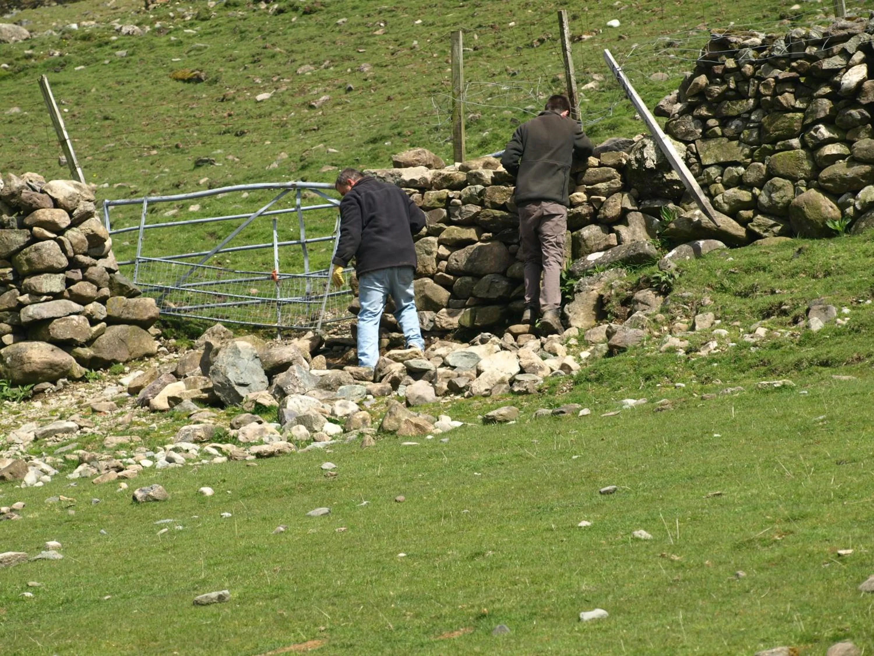 People in Barn-Gill House