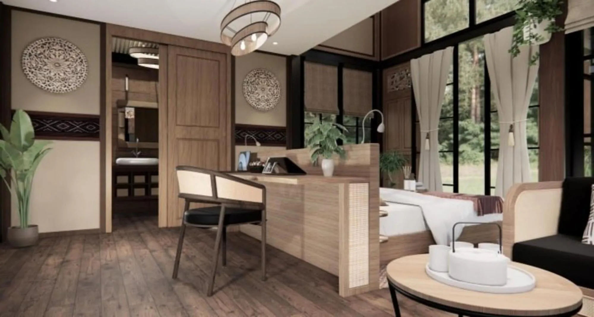 Living room in Jawa Jiwa G-Land Resort