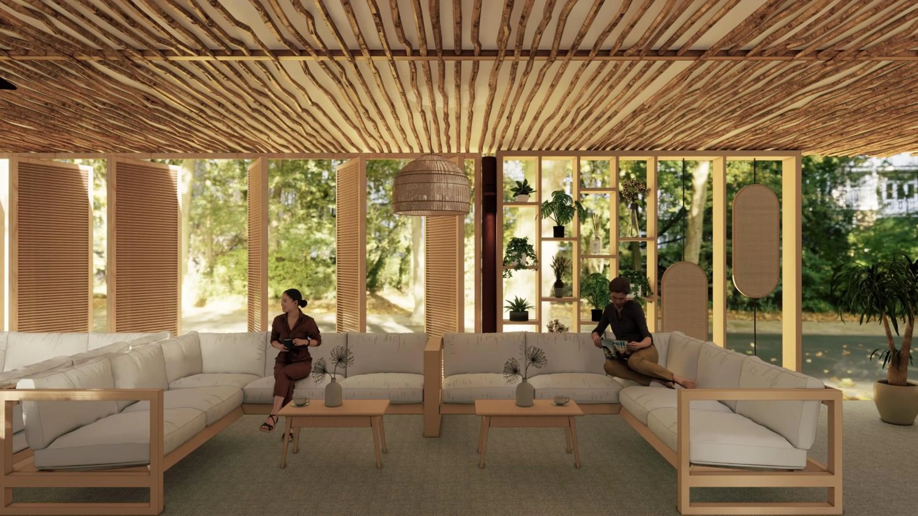 Lounge or bar in Jawa Jiwa G-Land Resort