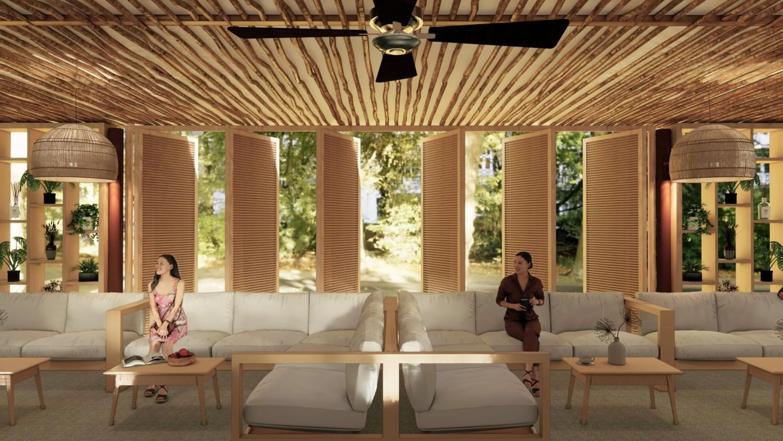 Lounge or bar in Jawa Jiwa G-Land Resort