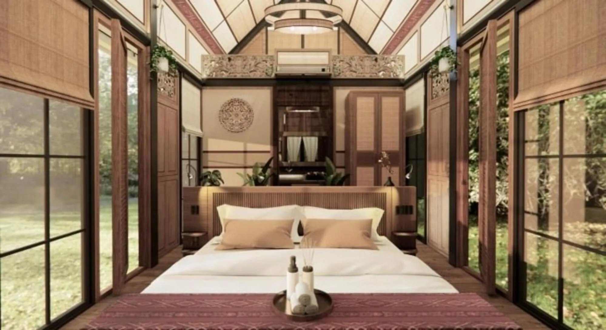 Bed in Jawa Jiwa G-Land Resort