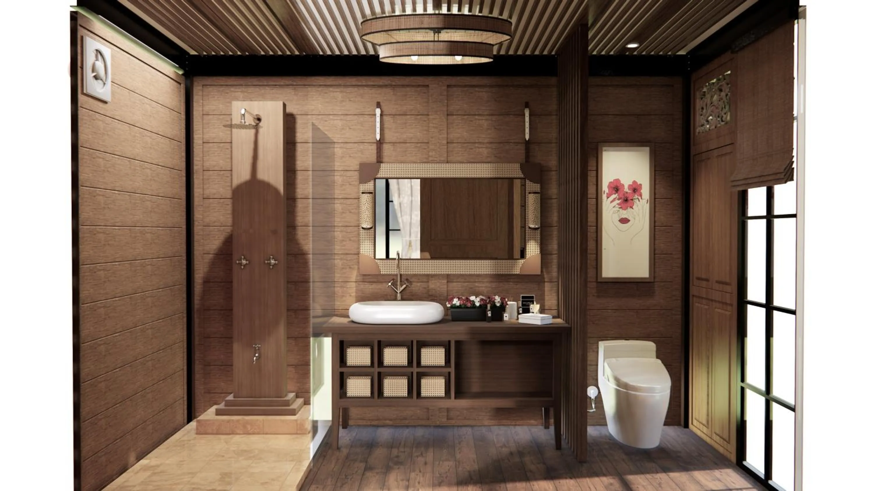 Bathroom in Jawa Jiwa G-Land Resort