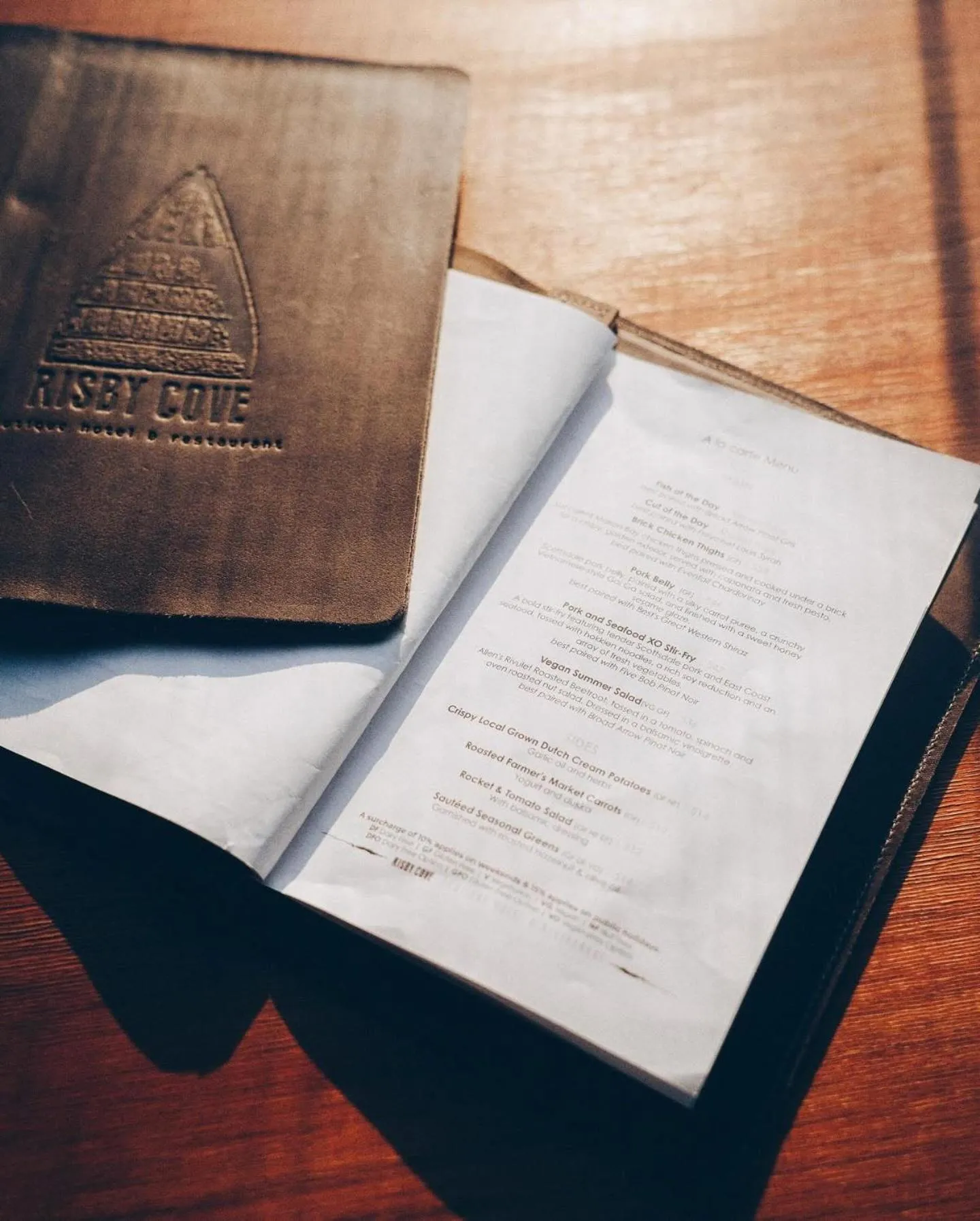 Restaurant/places to eat in Risby Cove Boutique Hotel