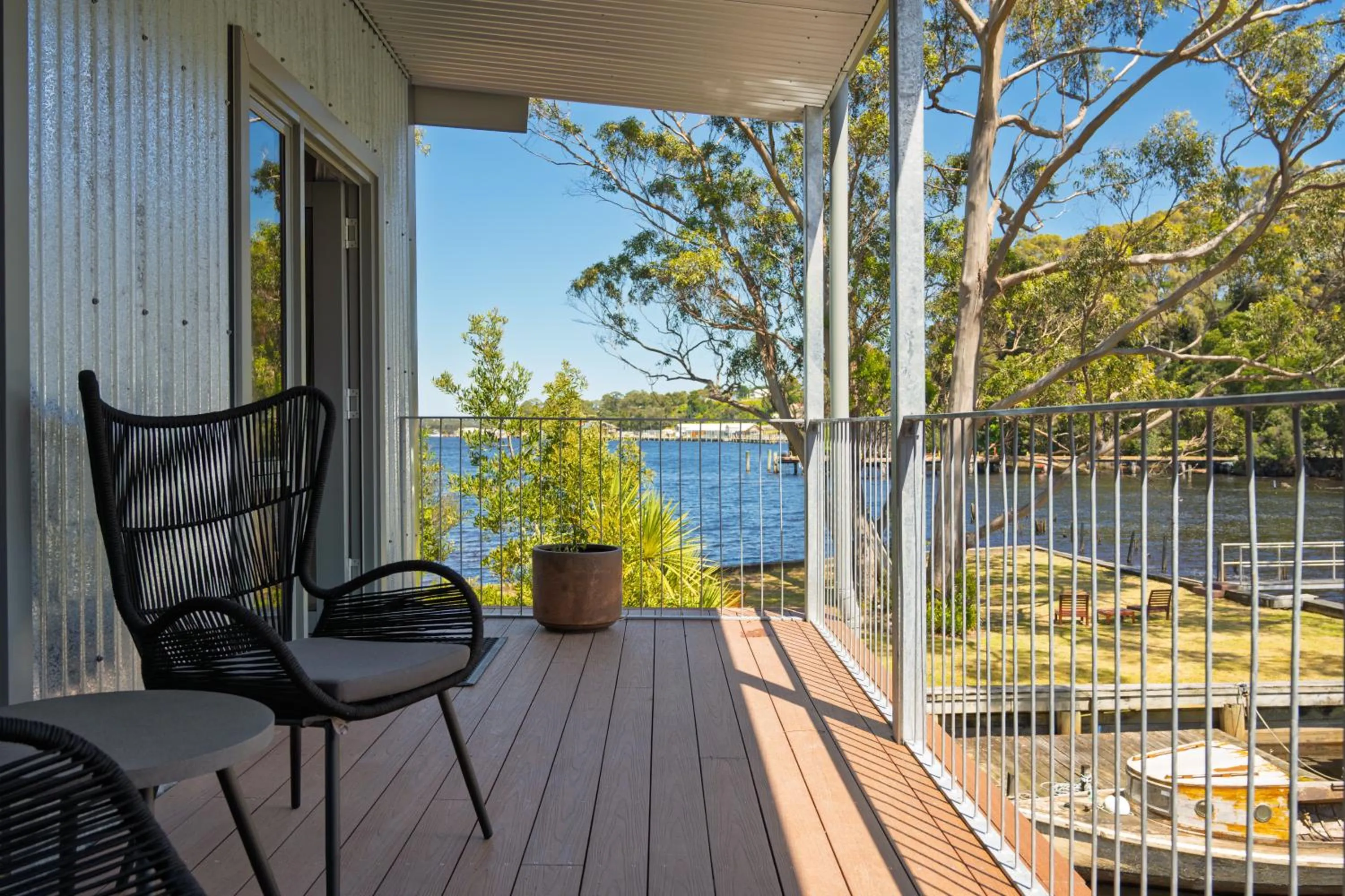 Lake view in Risby Cove Boutique Hotel