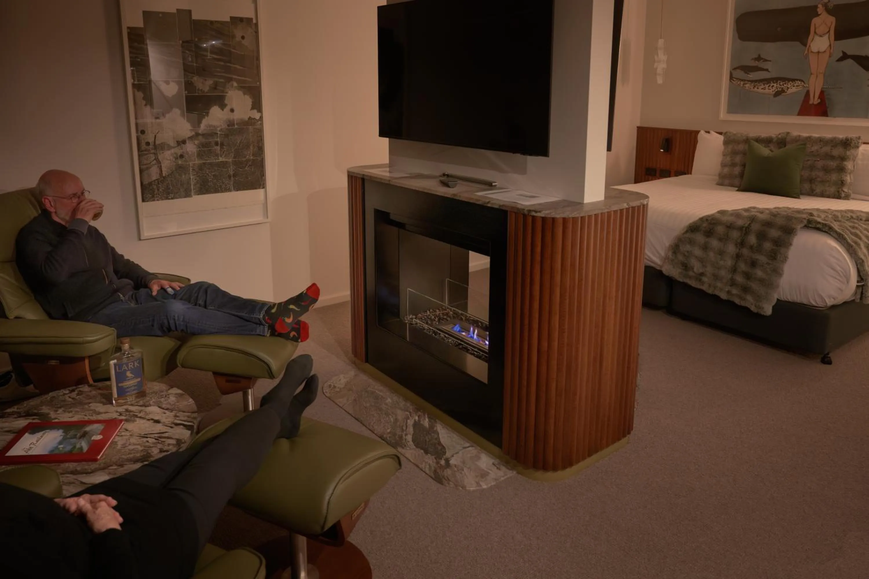 Seating area in Risby Cove Boutique Hotel