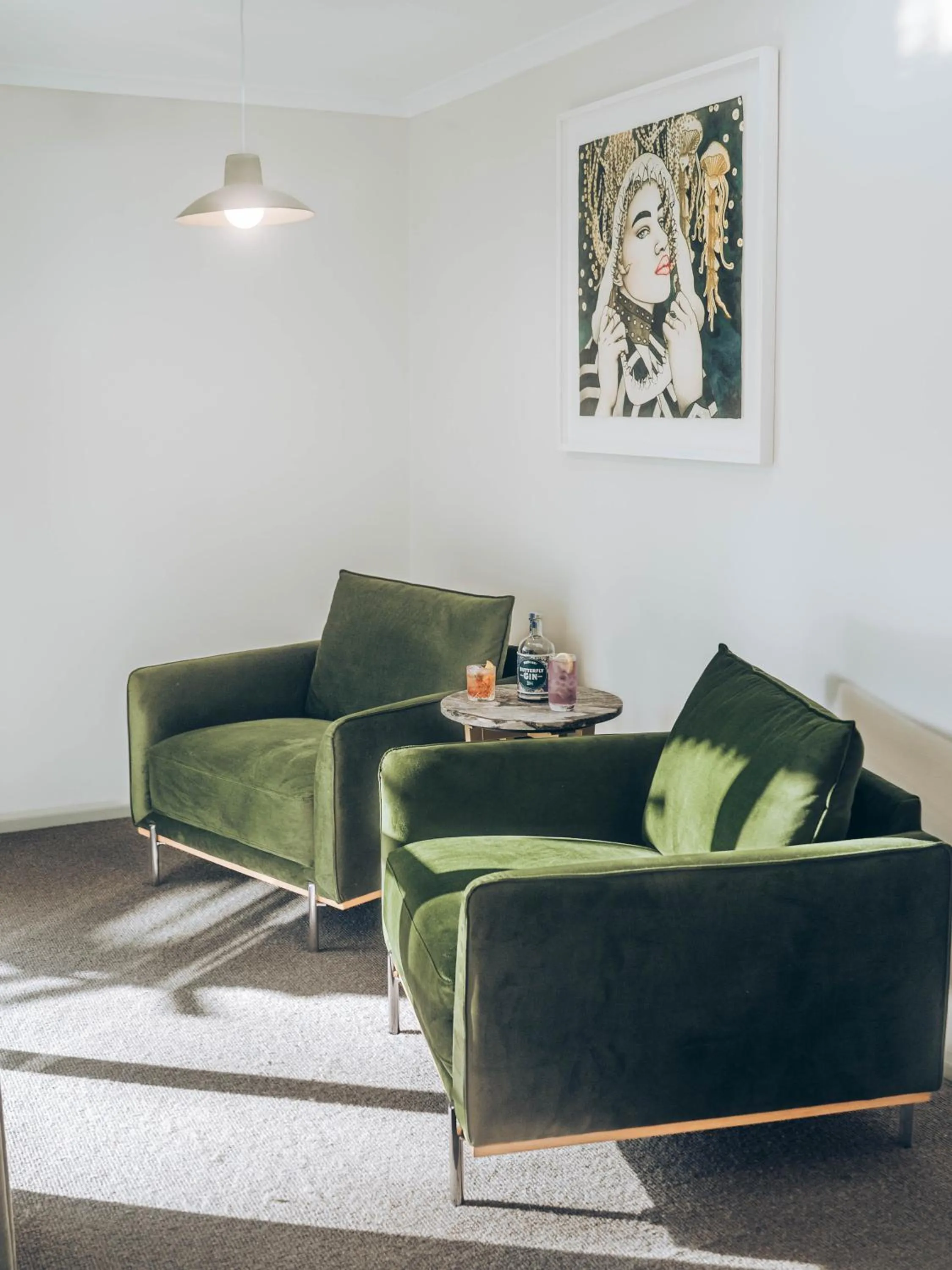 Seating area in Risby Cove Boutique Hotel