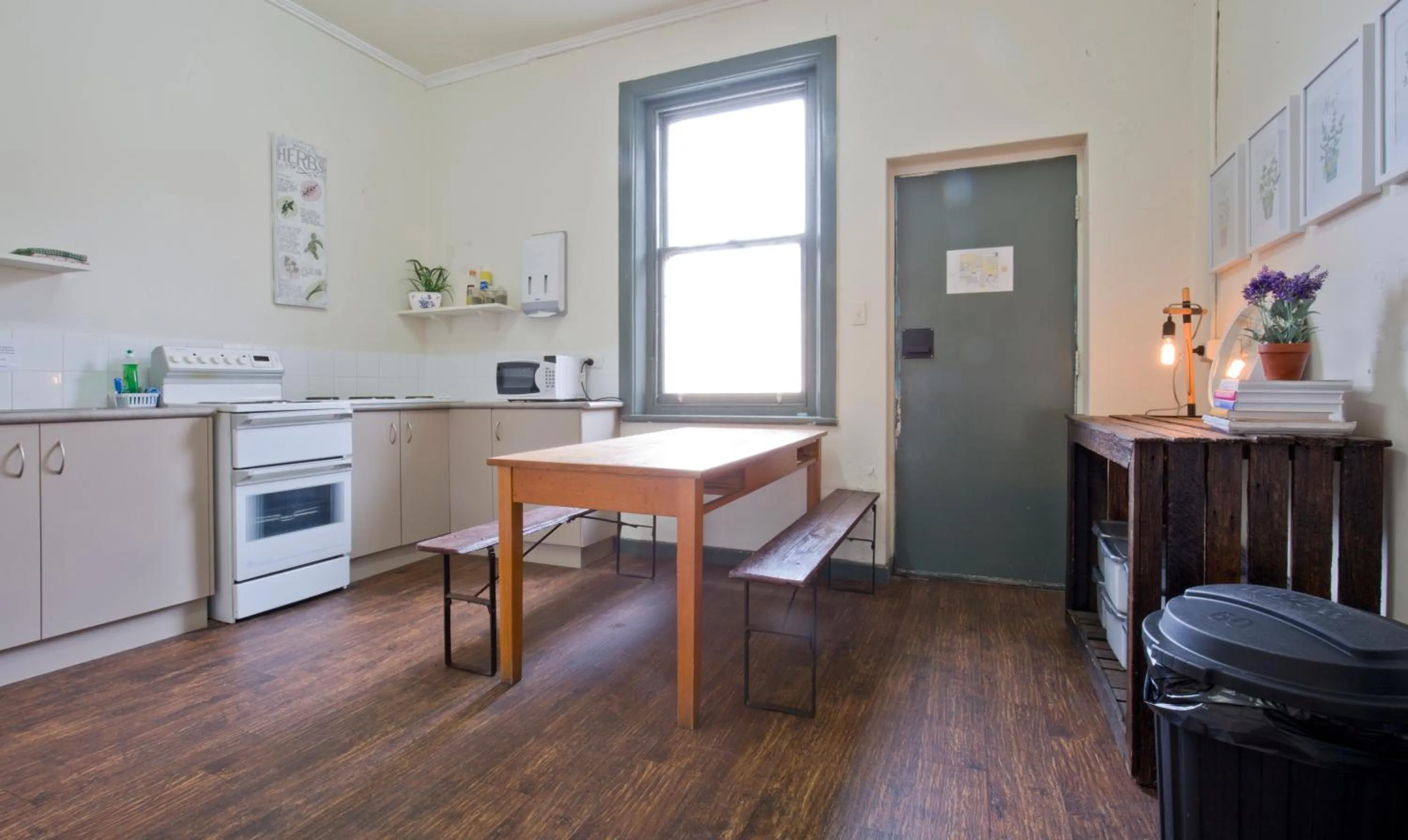 Communal kitchen in The Old Mount Gambier Gaol