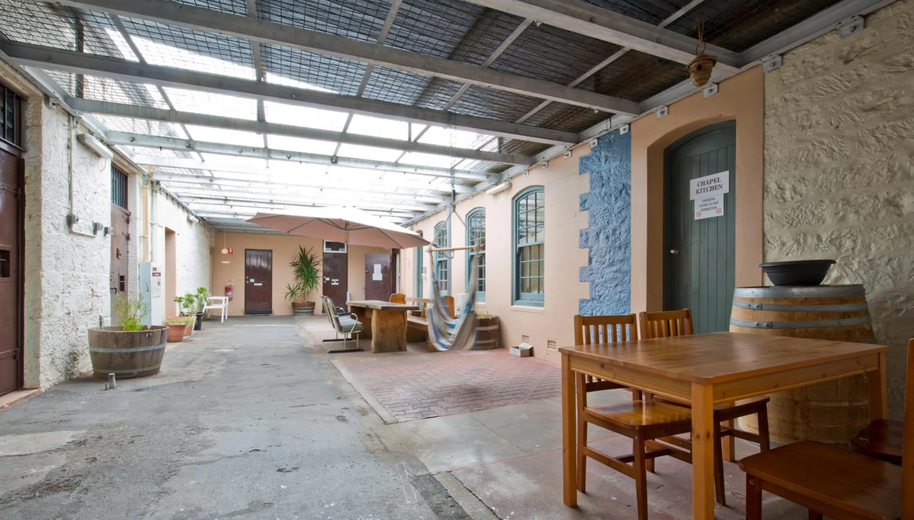 Patio in The Old Mount Gambier Gaol