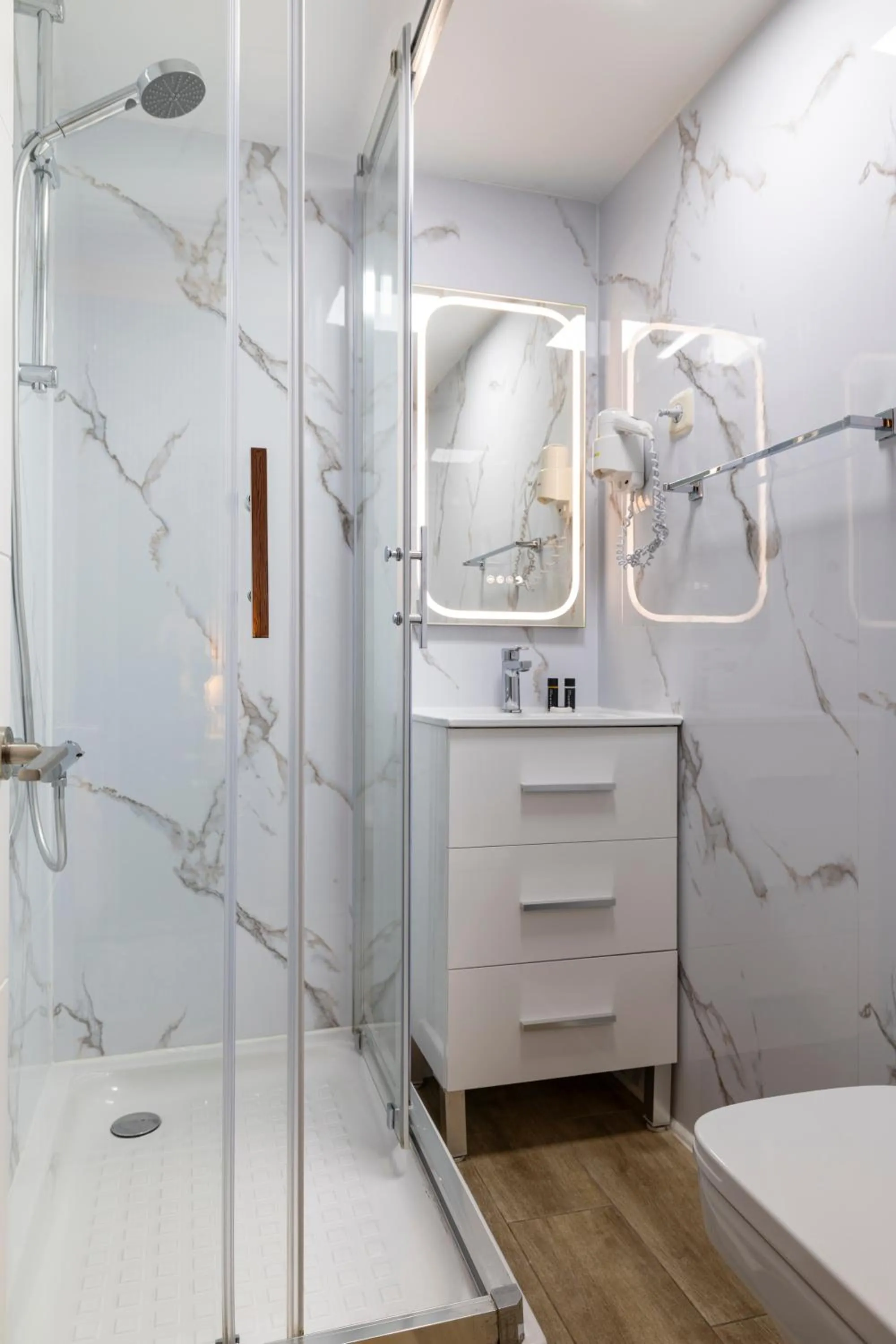 Bathroom in H-A San Mateo Suites