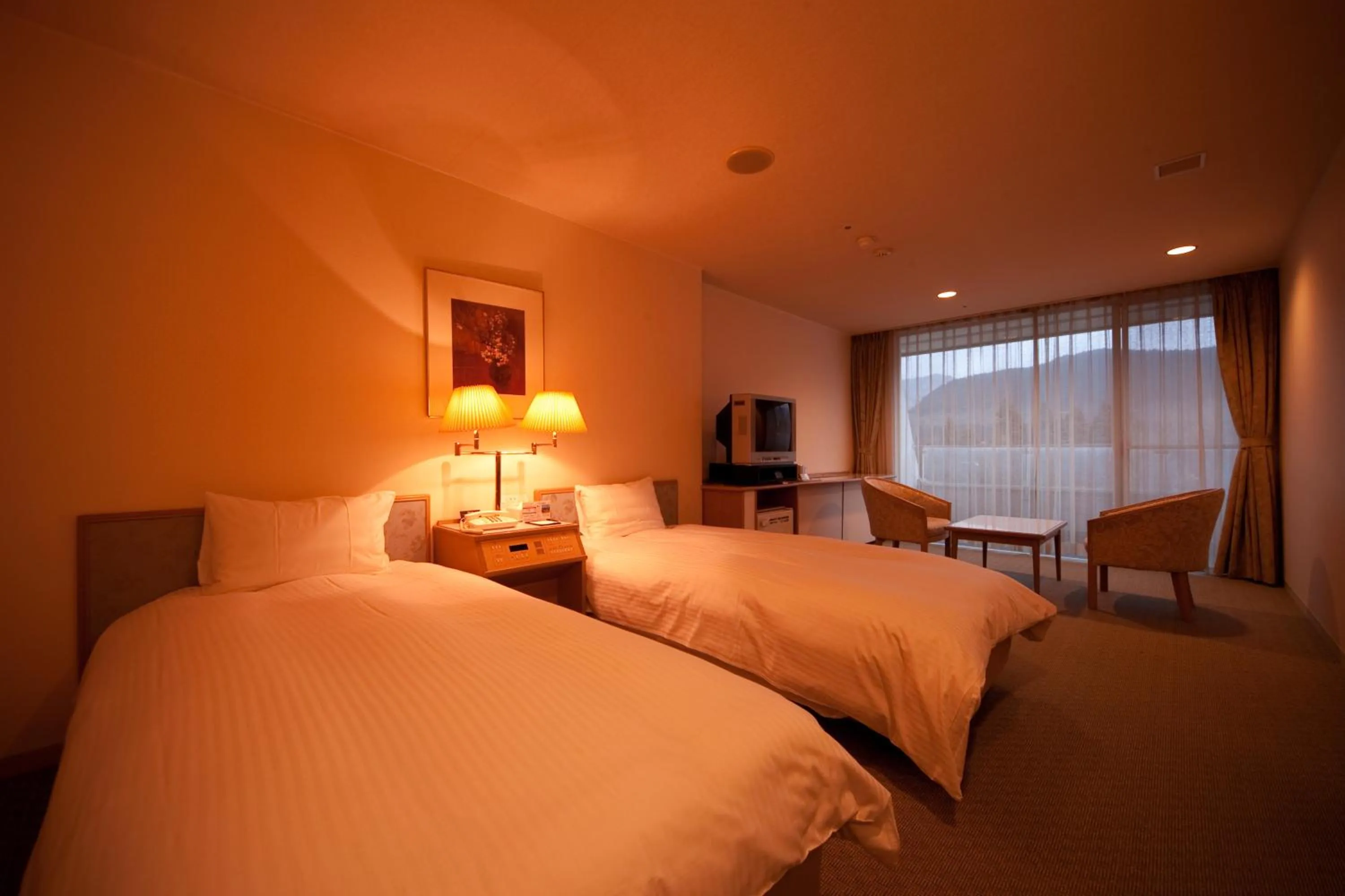 Photo of the whole room, Bed in Kijima Kogen Hotel