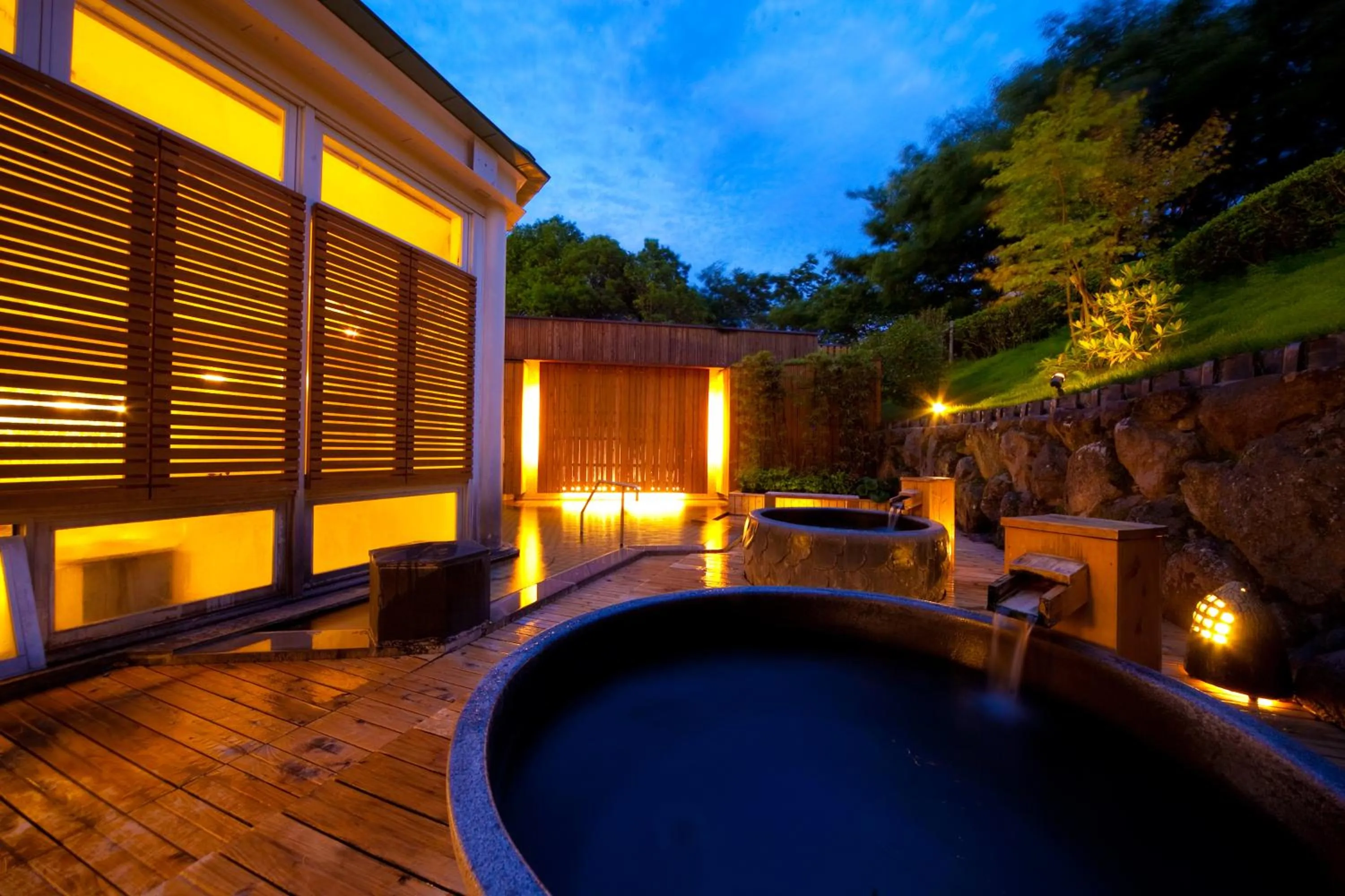 Hot Spring Bath in Kijima Kogen Hotel