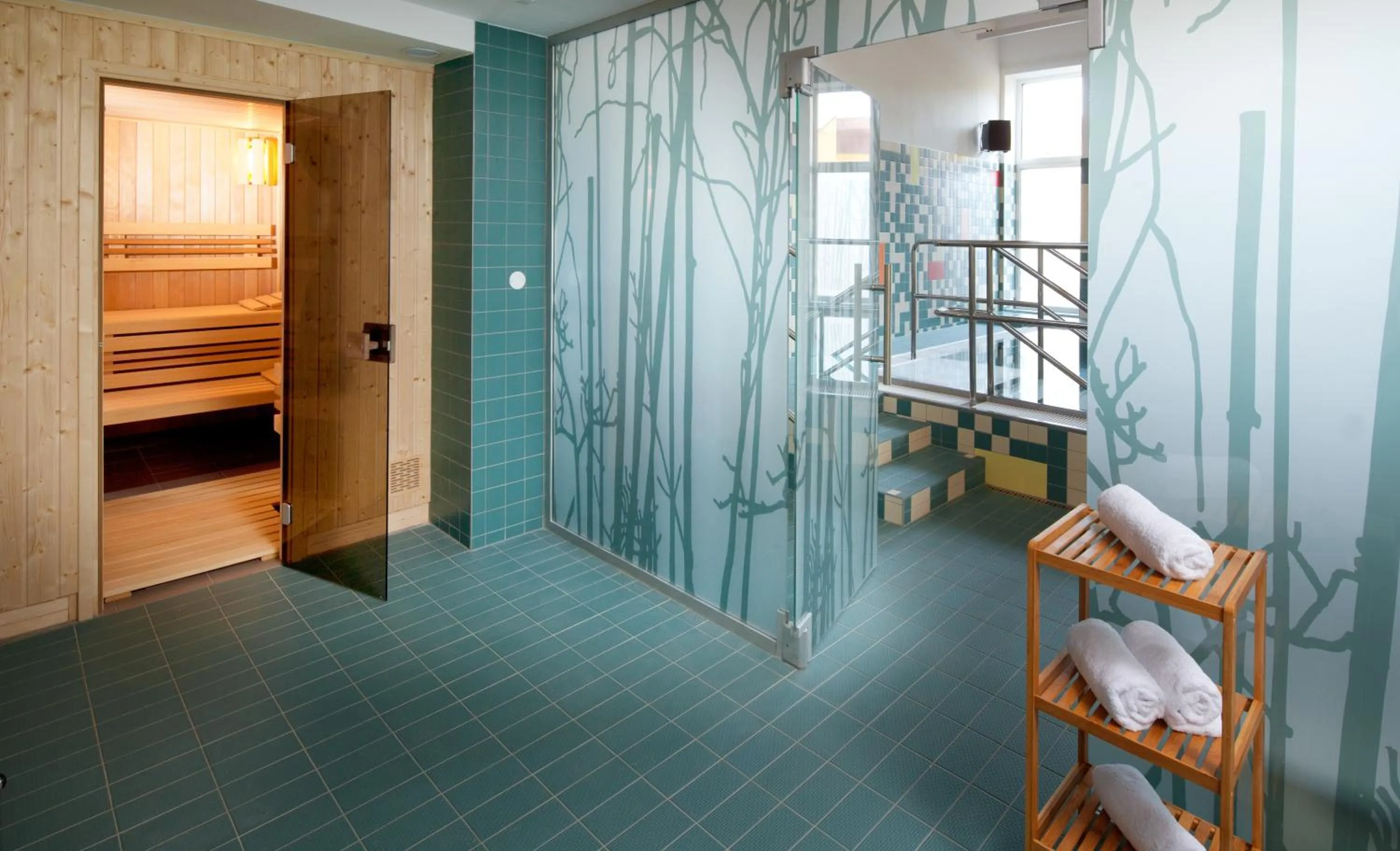 Sauna, Bed in Badenia Hotel Praha