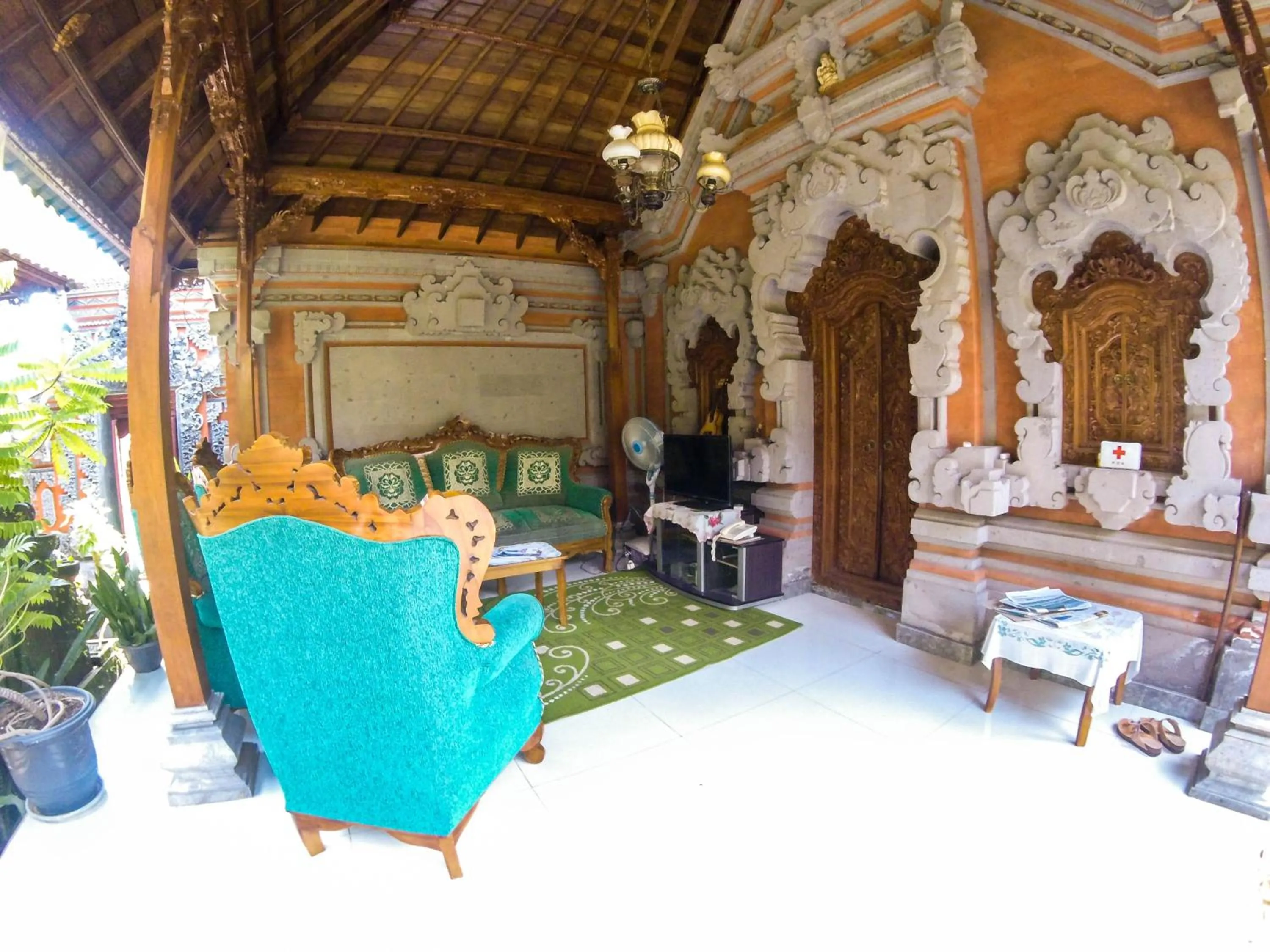 Communal lounge/ TV room in Shiva House